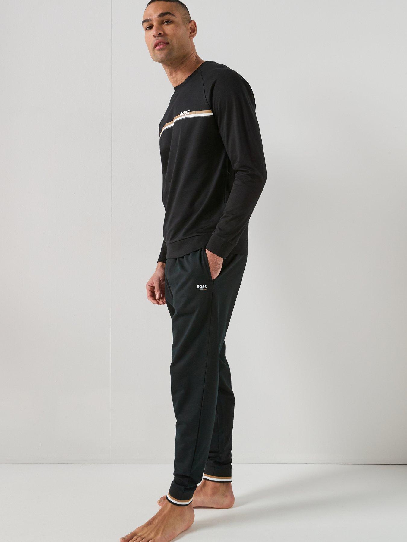 Image 5 of 5 of BOSS Iconic Loungewear Bottoms - Black