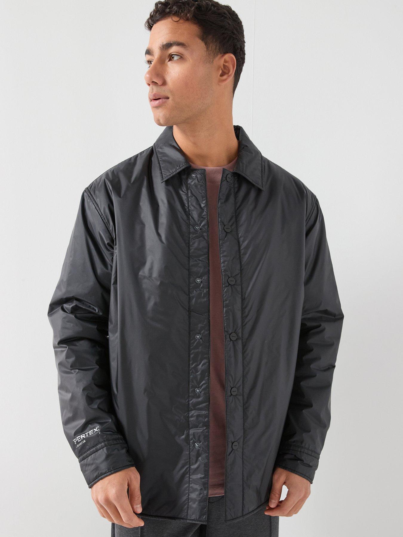 HUGO Evinuz Pertex Padded Coach Jacket - Black