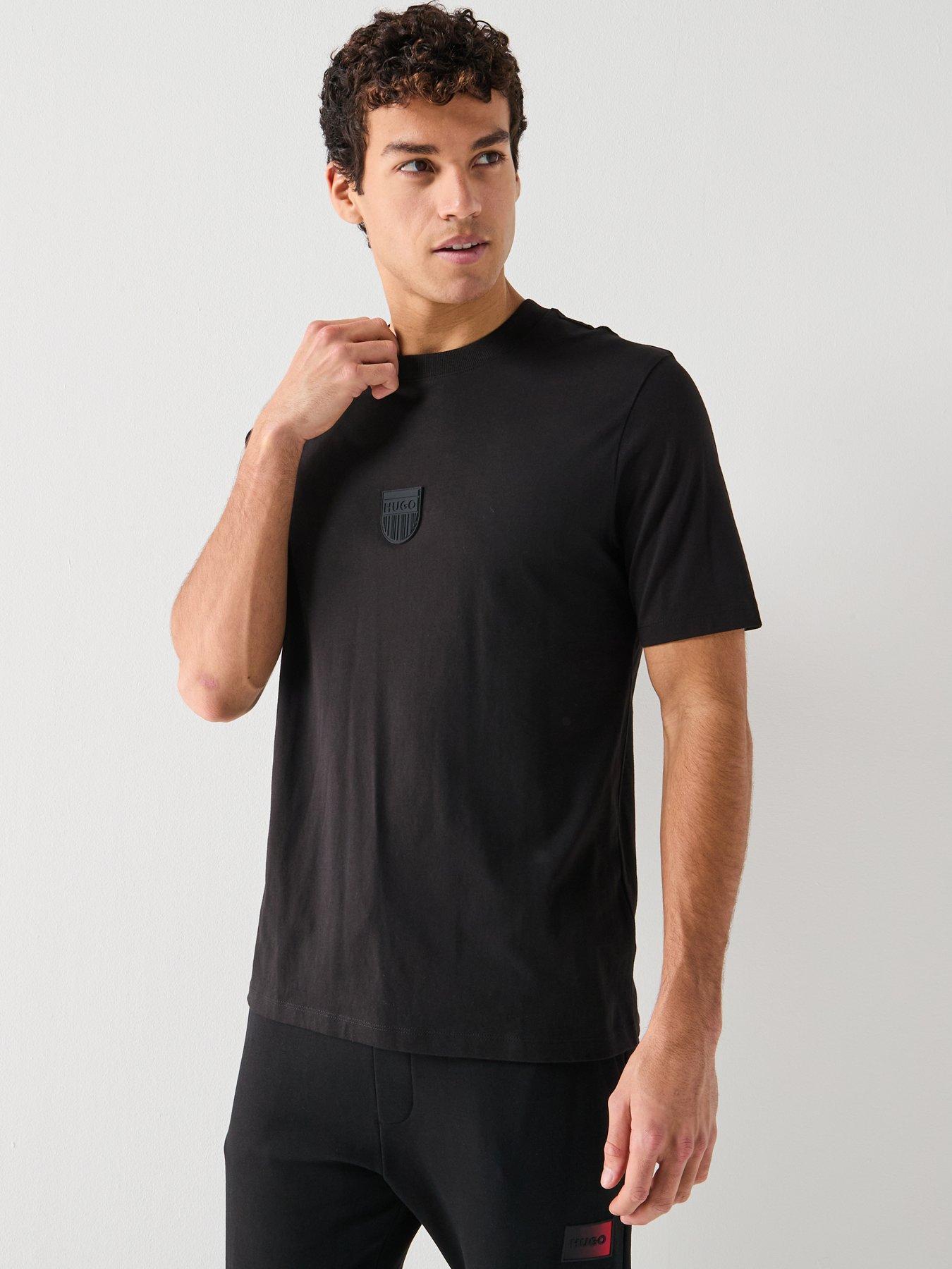 hugo-darvish-centre-shield-logo-t-shirt-black