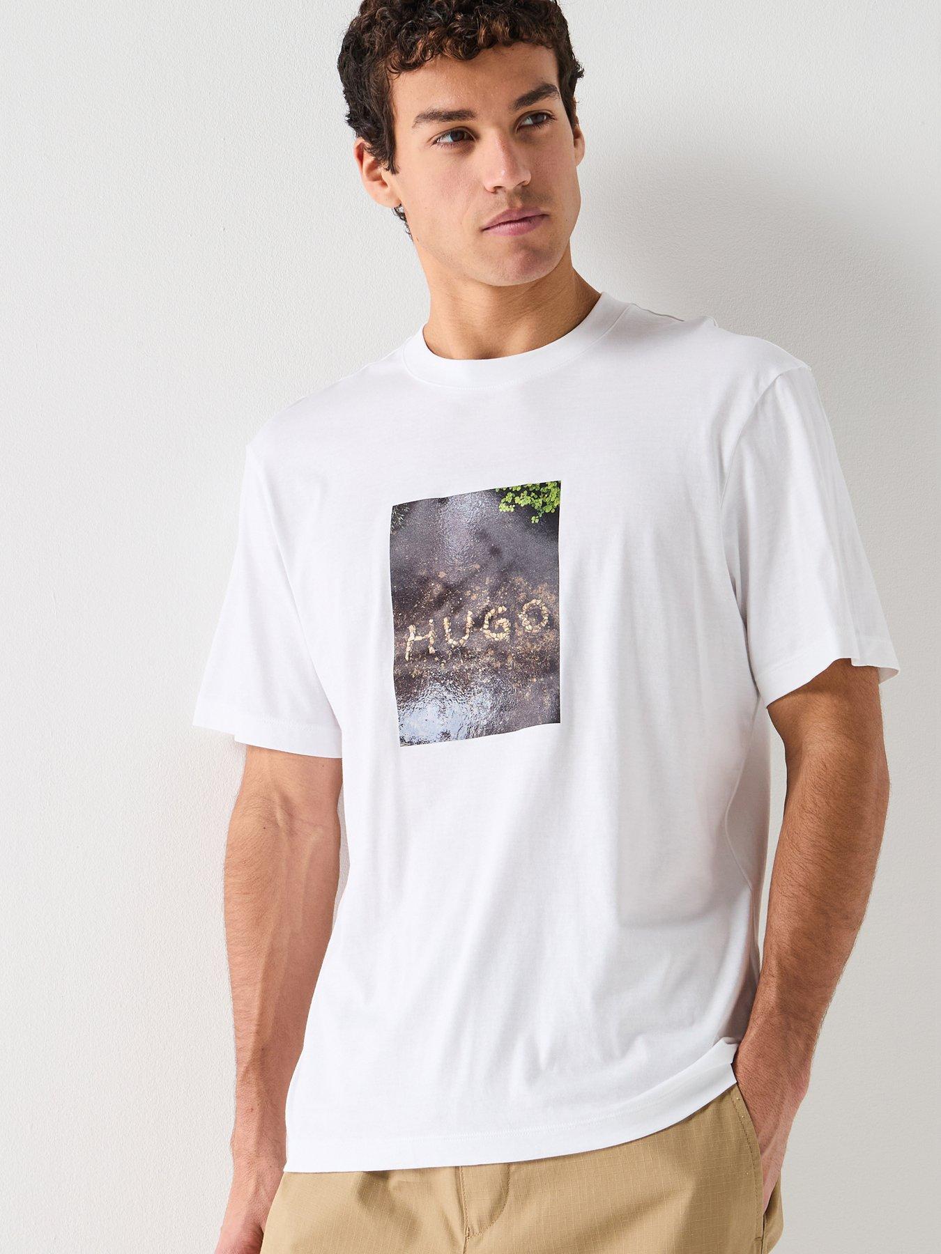 HUGO Doreston Outdoor Graphic T-Shirt - White
