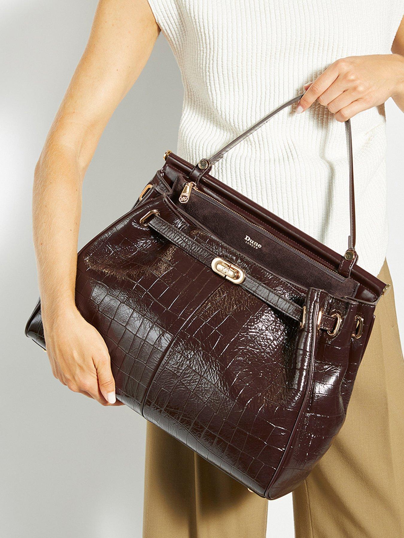 Dune London Dynamic Leather Bag - Brown