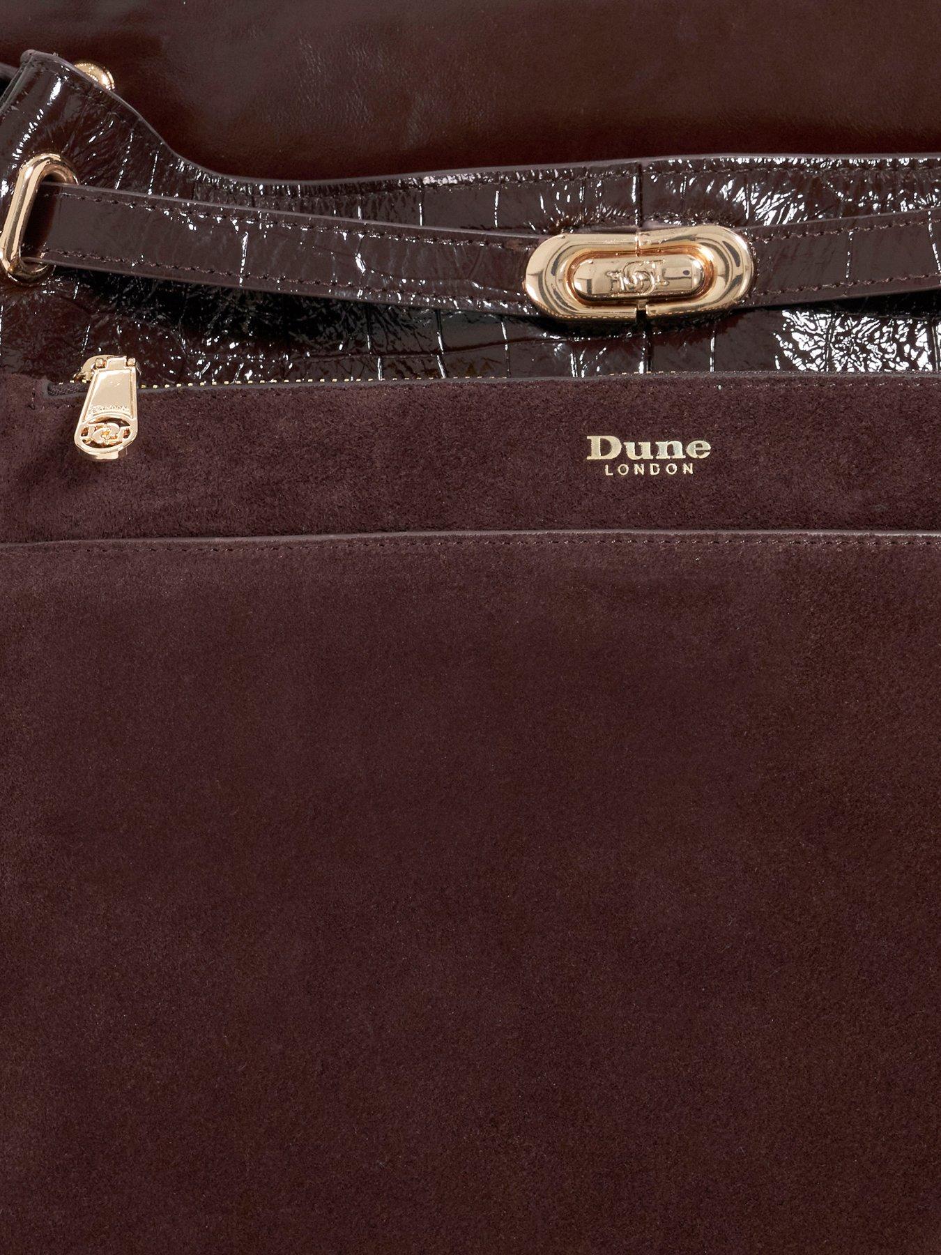 Image 3 of 6 of Dune London Dynamic Leather Bag - Brown