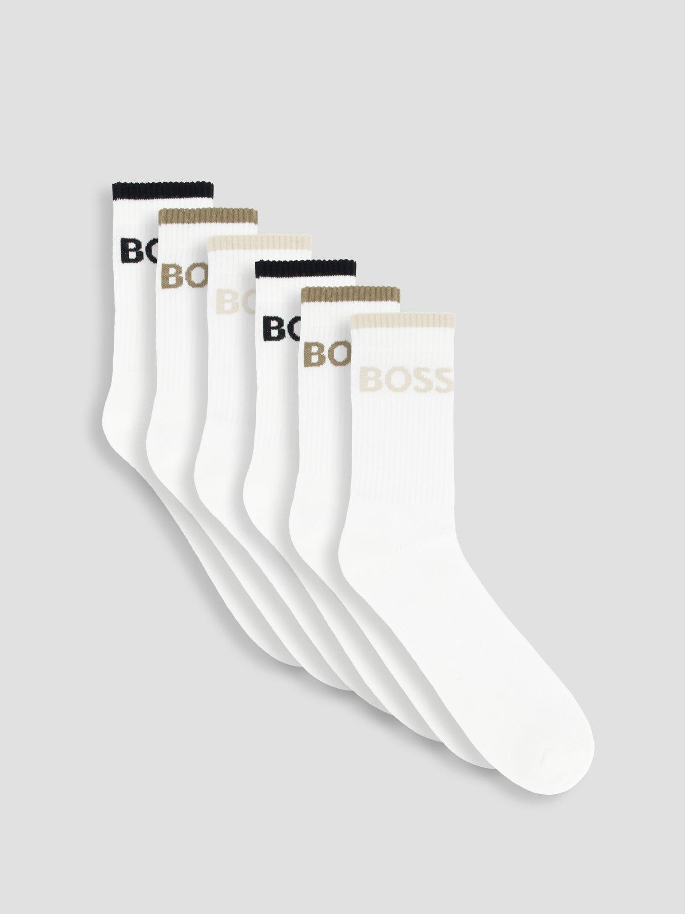 BOSS 6 Pack Crew Sports Socks - Assorted