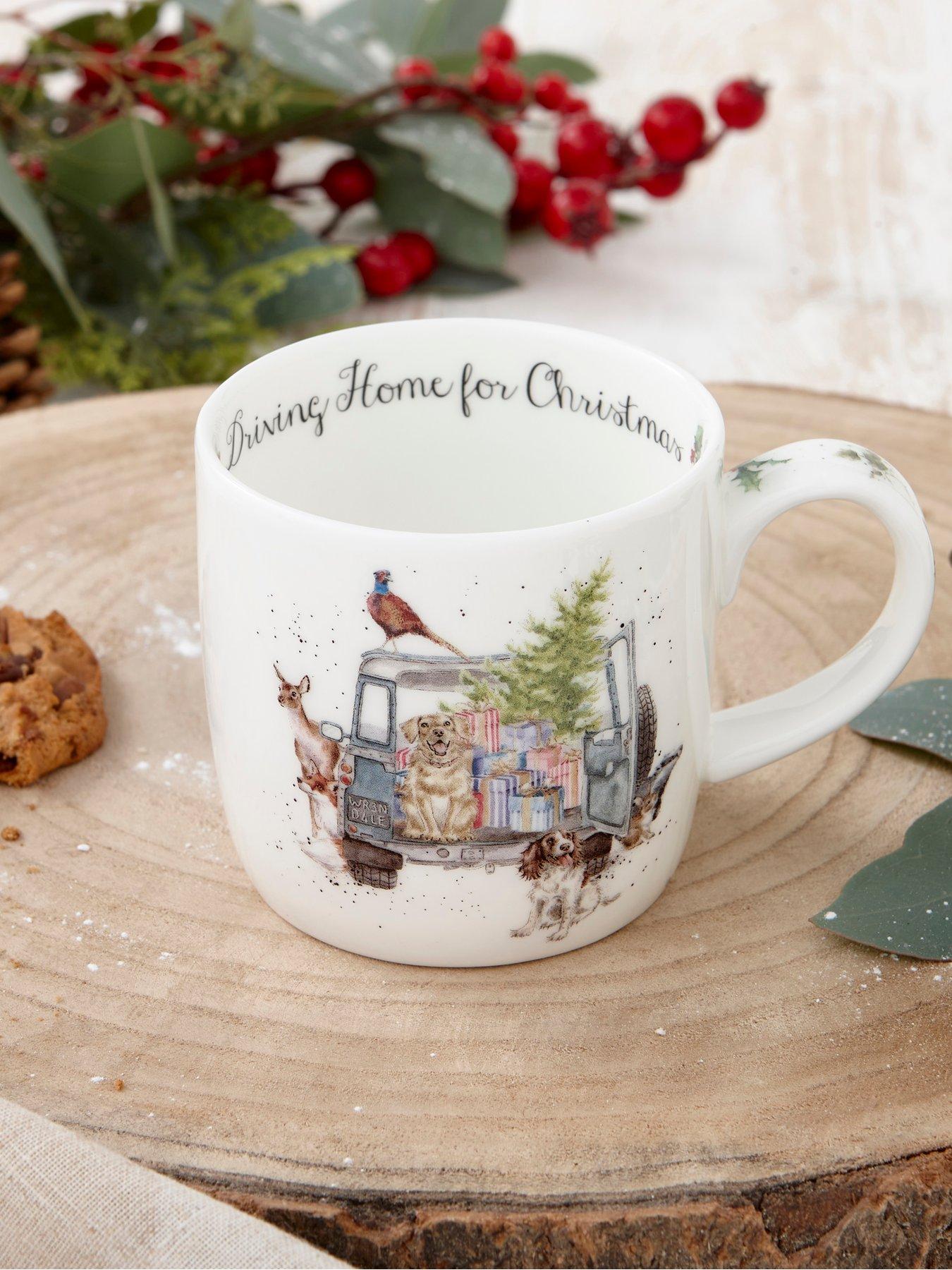 Image 1 of 2 of Portmeirion Driving Home For Christmas Mug Single