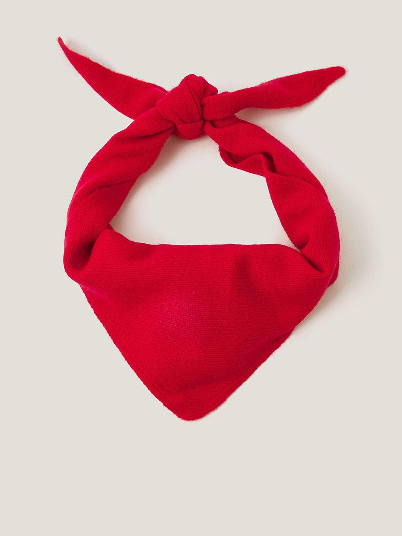 monsoon-sarah-knit-triangle-scarf-red