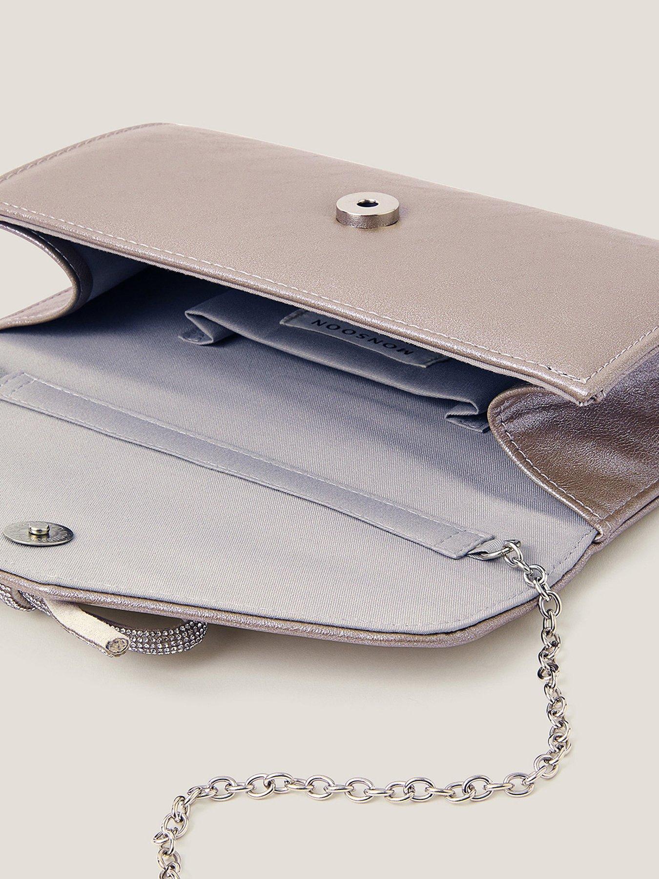 monsoon-sia-diamante-bow-clutch-bag-dark-silverdetail