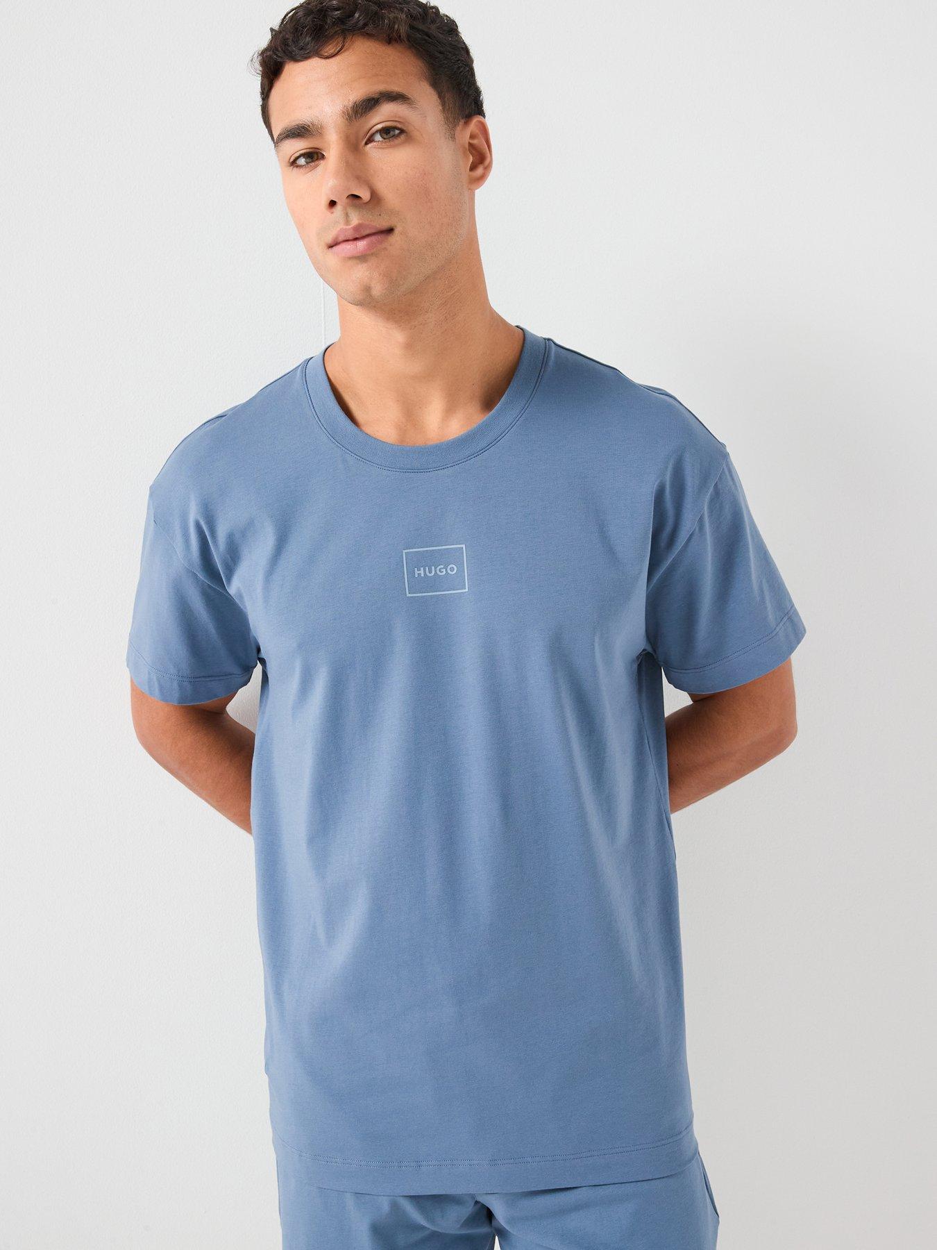HUGO Bodywear Laze Relaxed Fit Loungewear T-Shirt - Blue