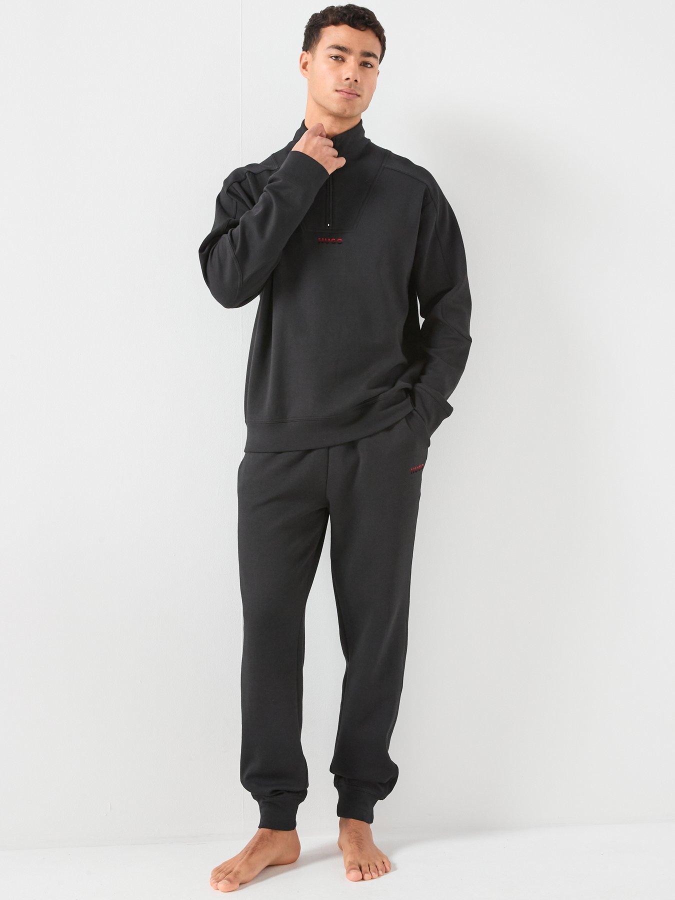 Image 3 of 5 of HUGO Bodywear Atlas Small Logo Loungewear Pants - Black