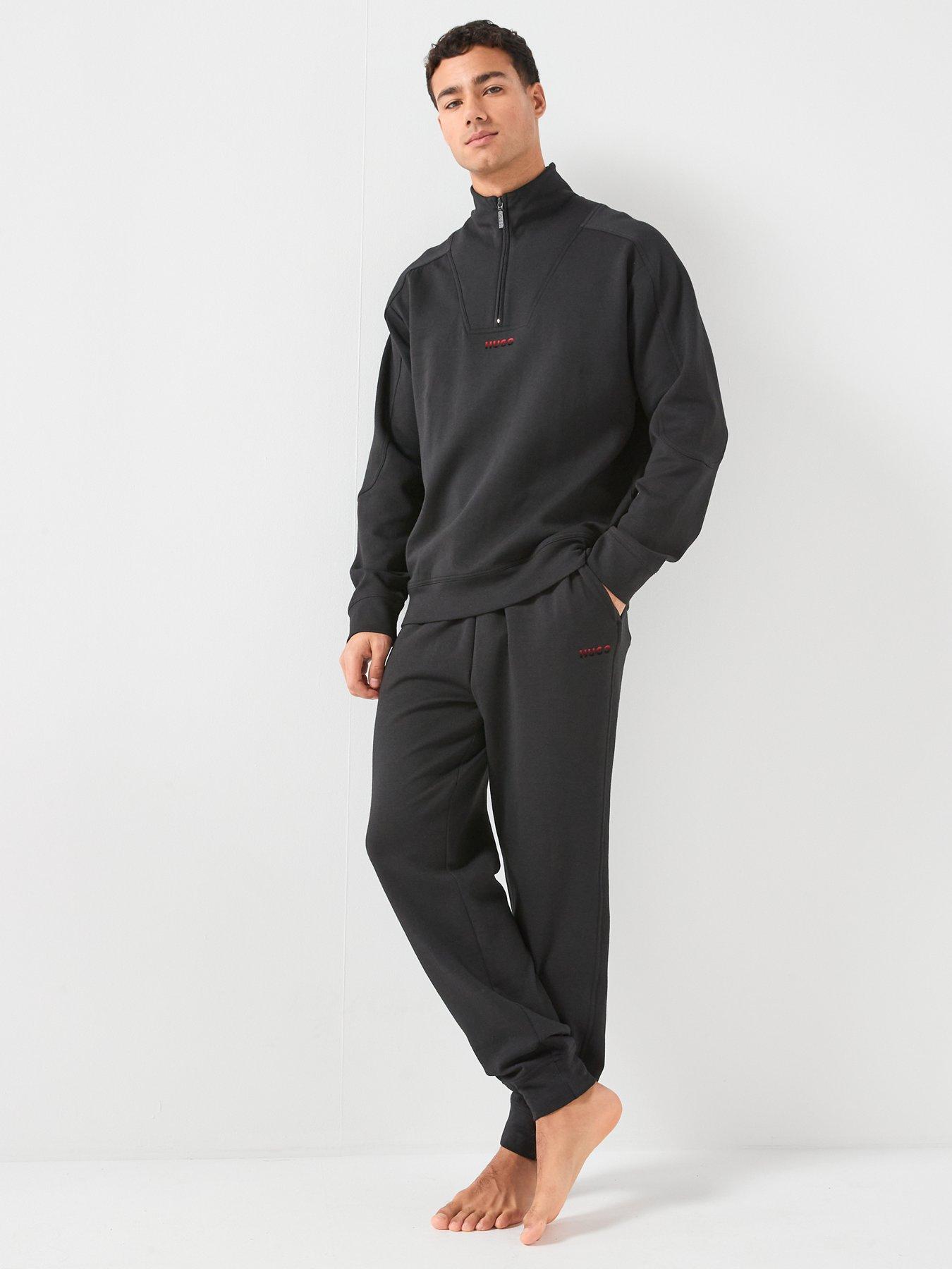 Image 5 of 5 of HUGO Bodywear Atlas Small Logo Loungewear Pants - Black