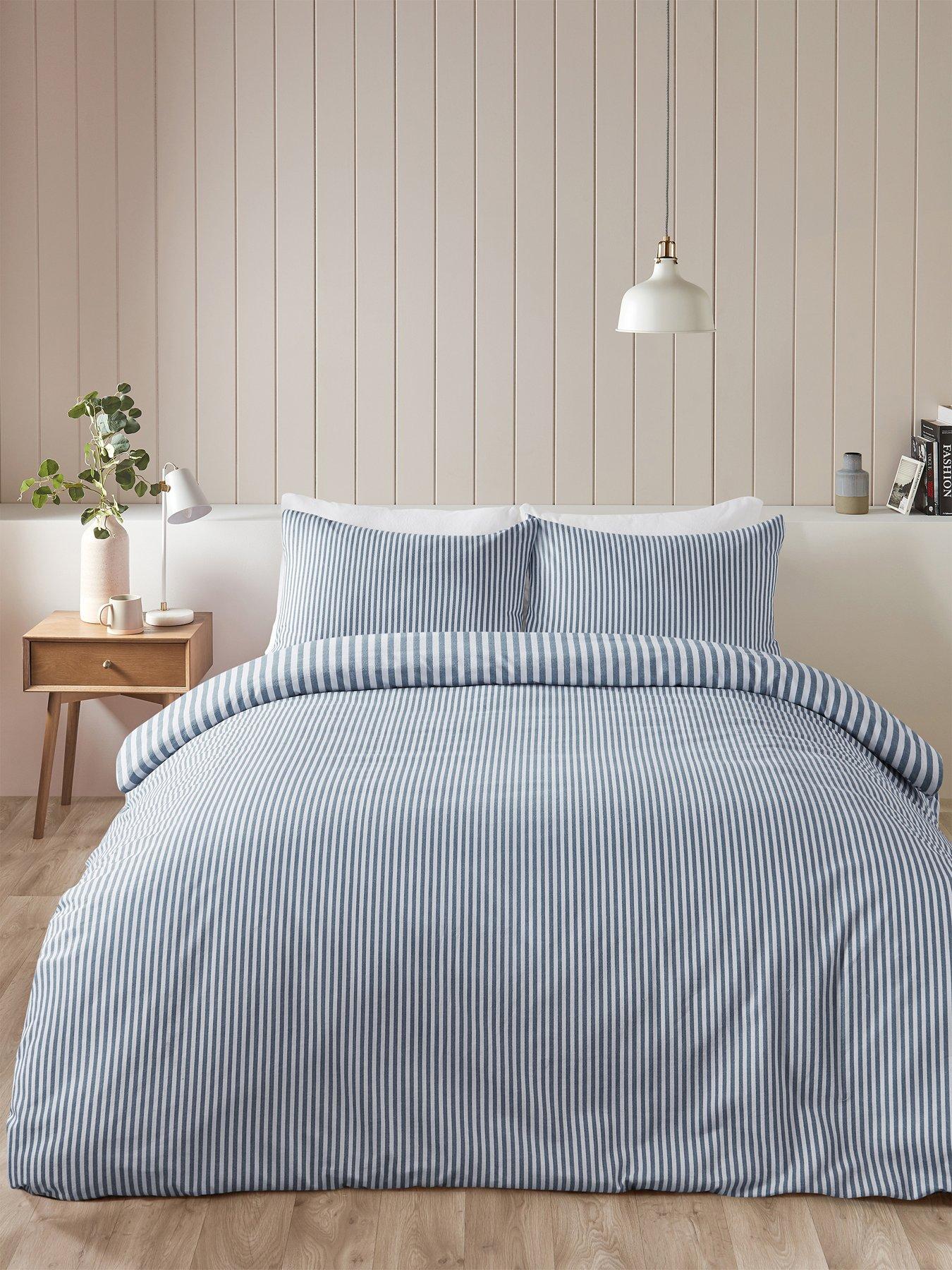 catherine-lansfield-brushed-cotton-stripe-duvet-set-blueback