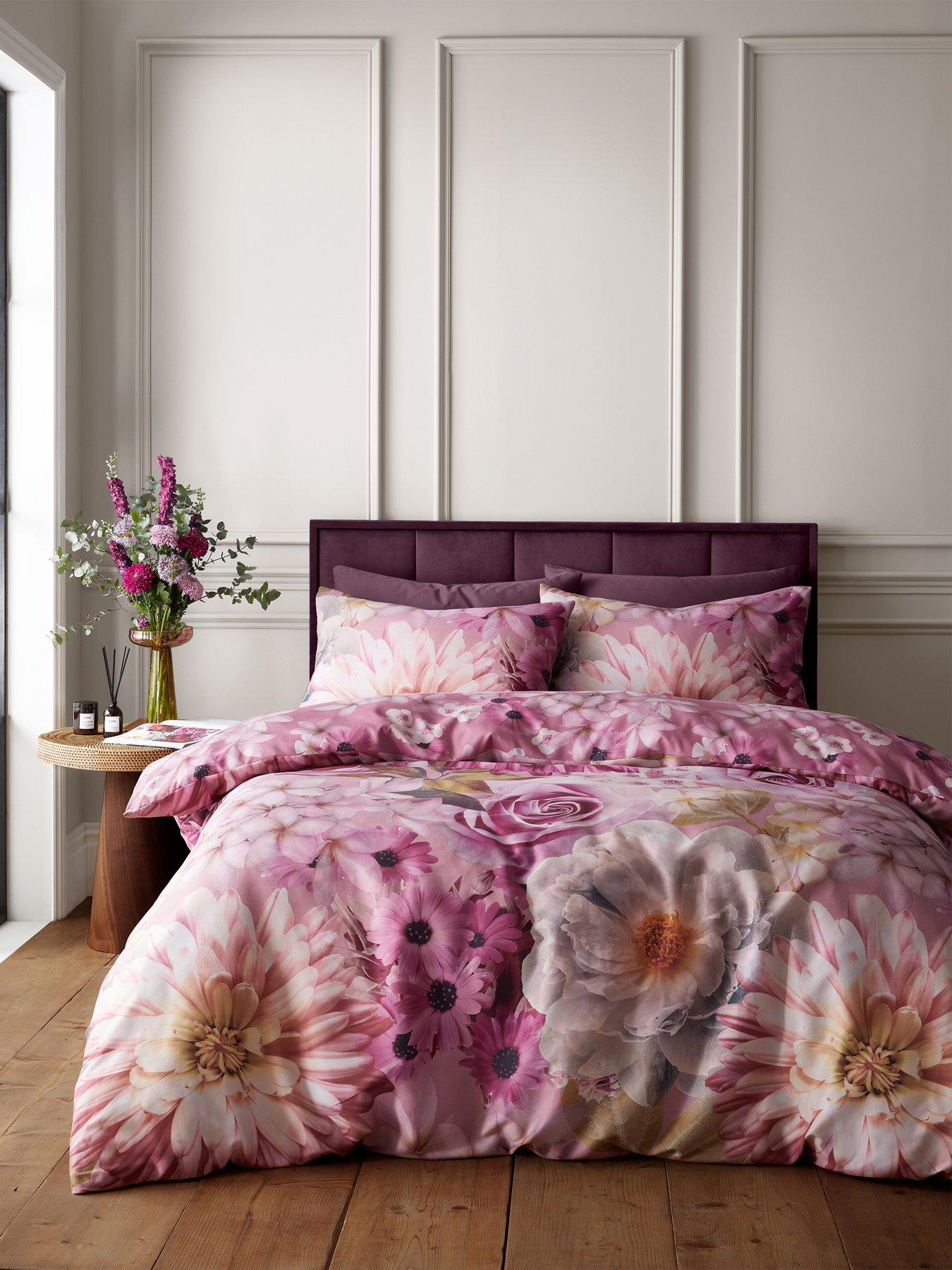 RHS X Catherine Lansfield Rosemoor Floral Duvet Set