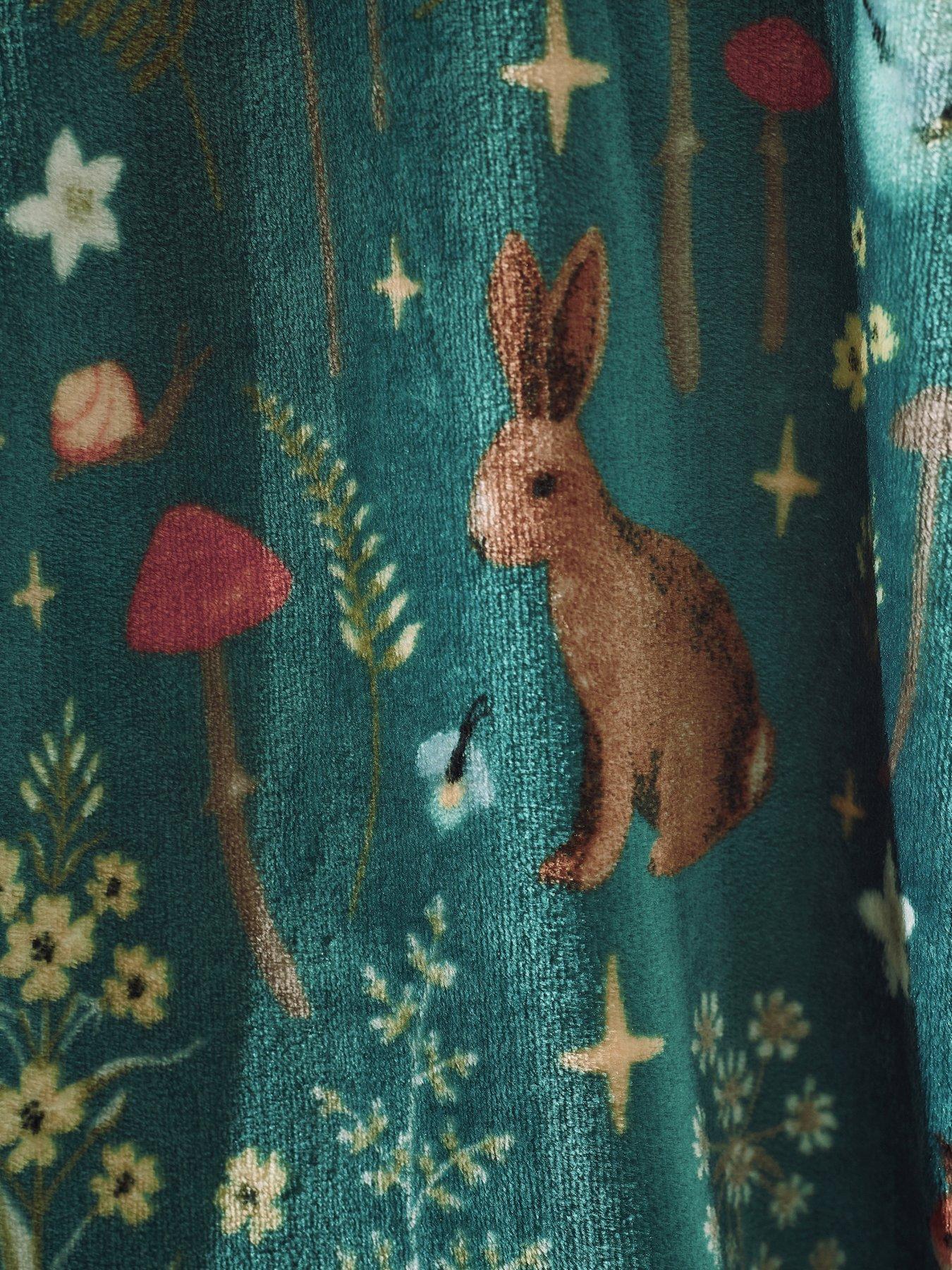 Image 3 of 4 of Catherine Lansfield Enchanted Twilight Animals Throw