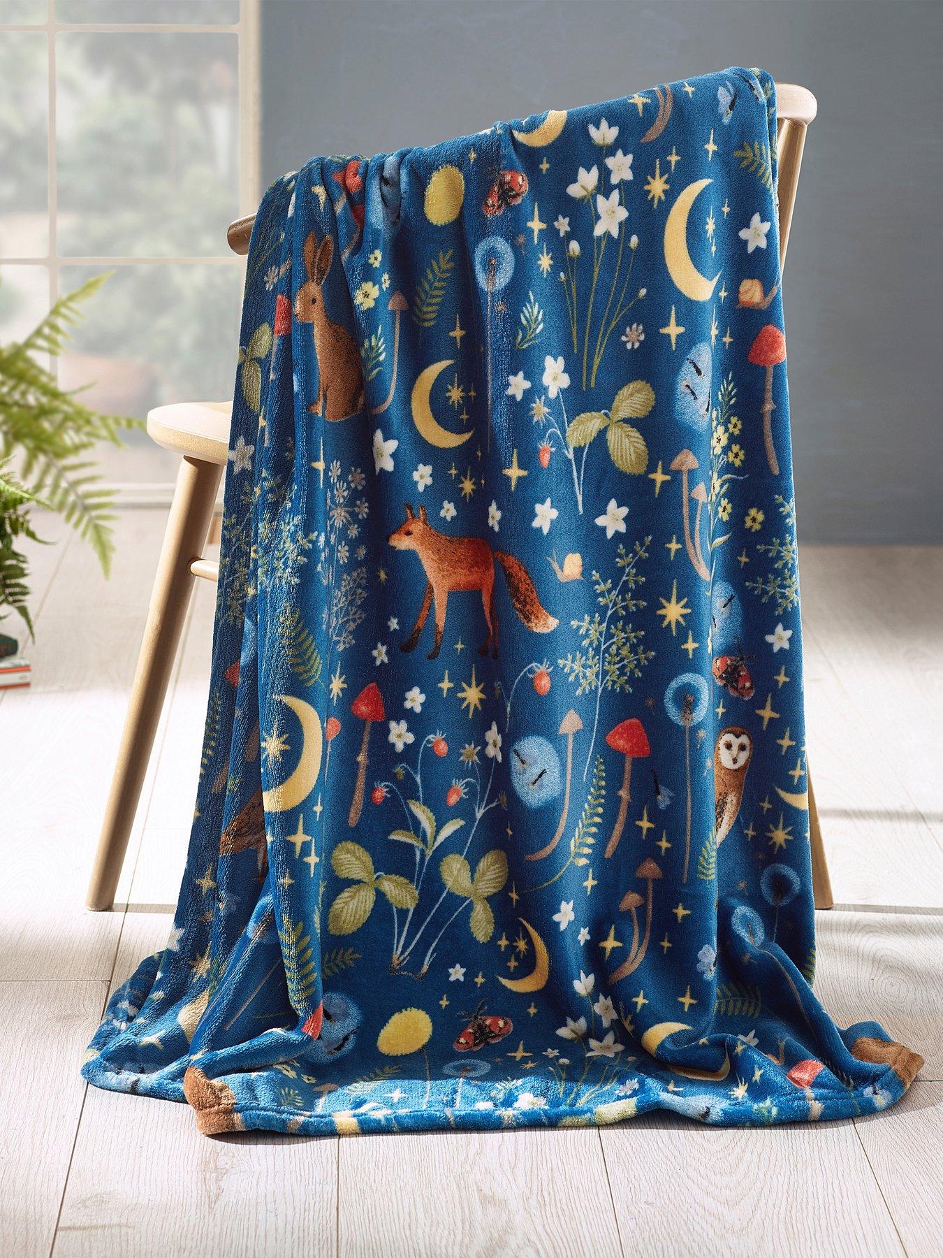 Catherine Lansfield Enchanted Twilight Throw- 130x170cm