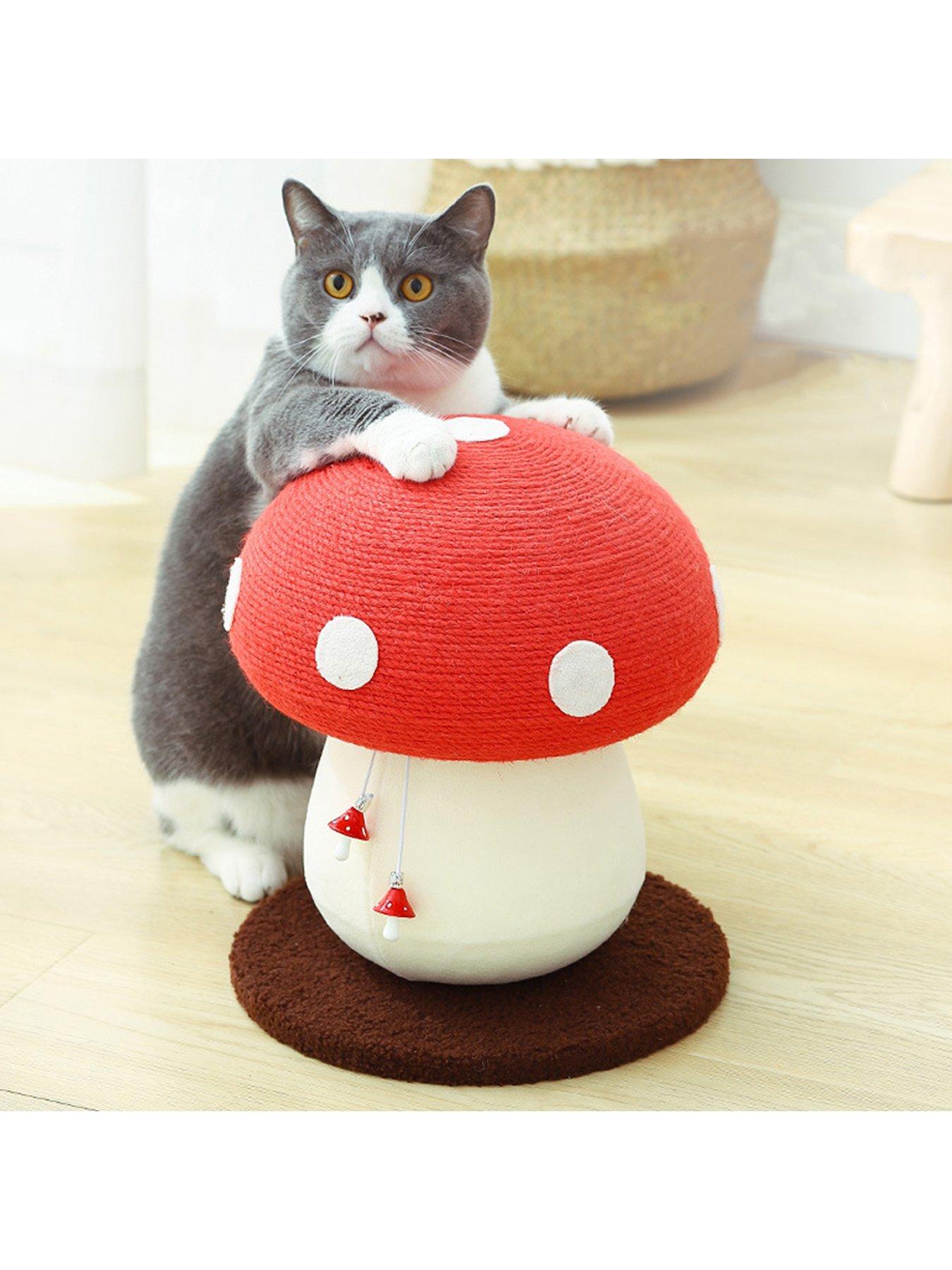 Image 6 of 7 of Living and Home Sisal Mushroom Cat Scratching Post
