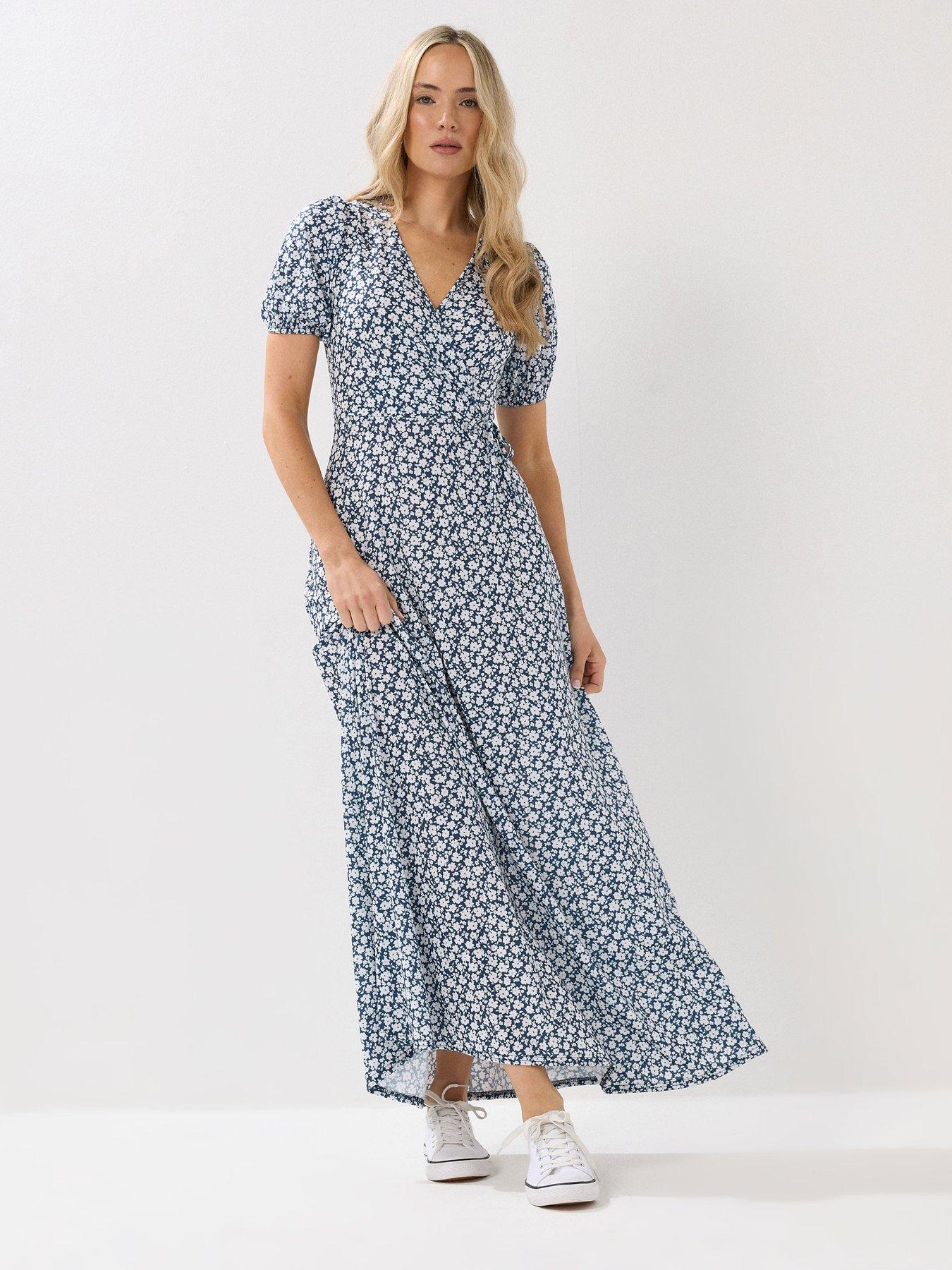 long-tall-sally-ditsy-wrap-maxi-dress-blue