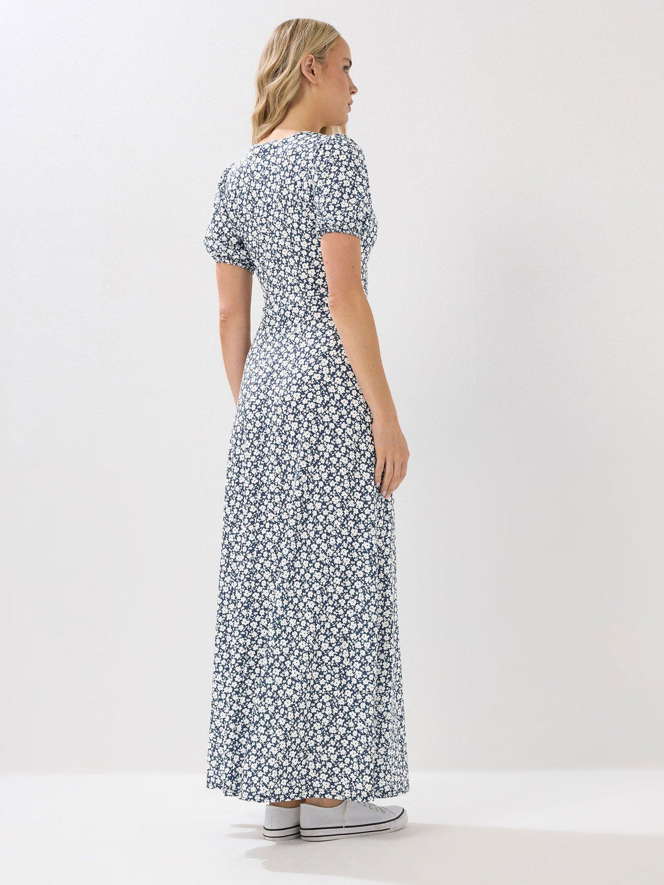long-tall-sally-ditsy-wrap-maxi-dress-bluestillFront