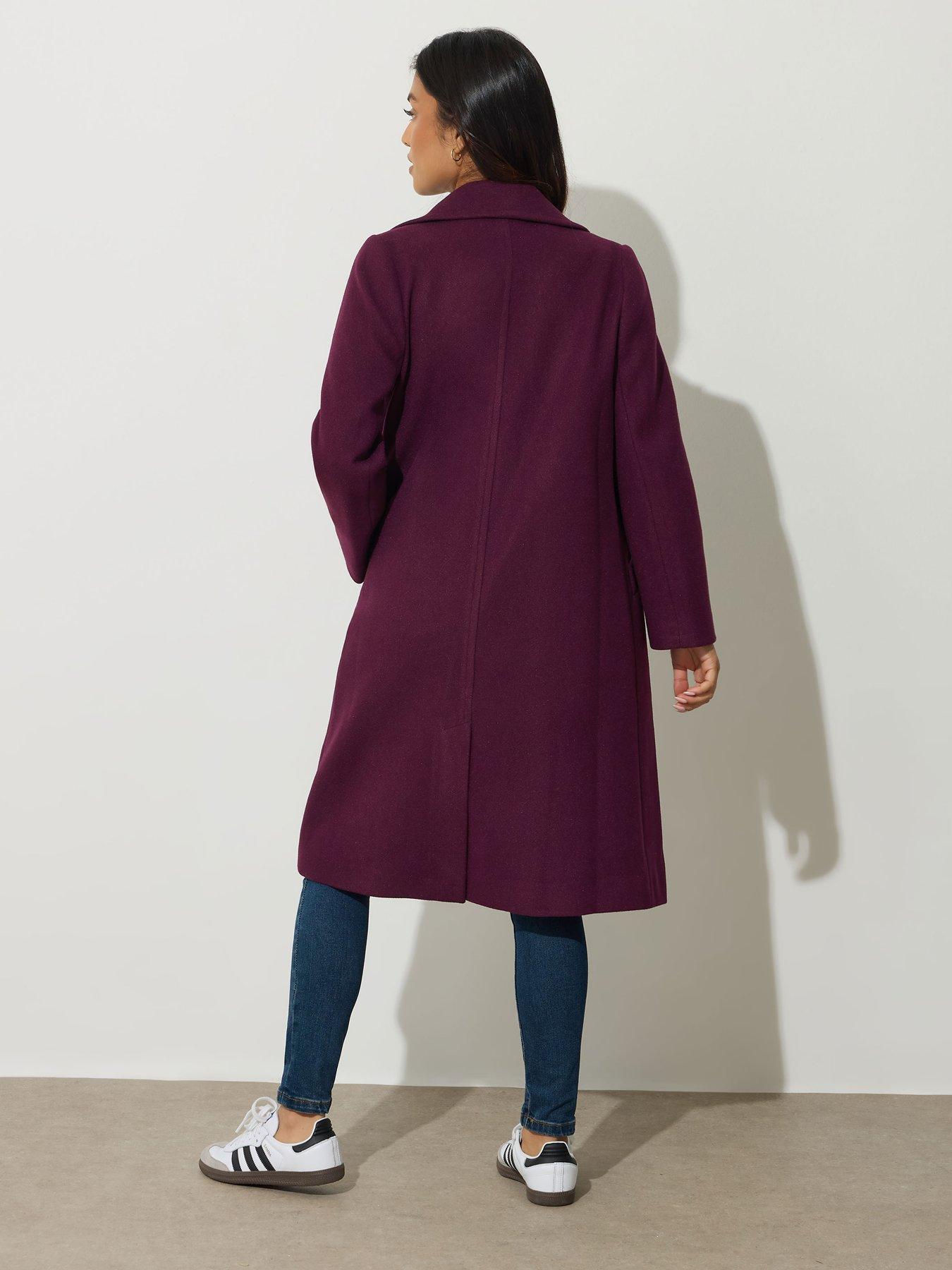 pixiegirl-petite-single-button-city-coat-redstillFront