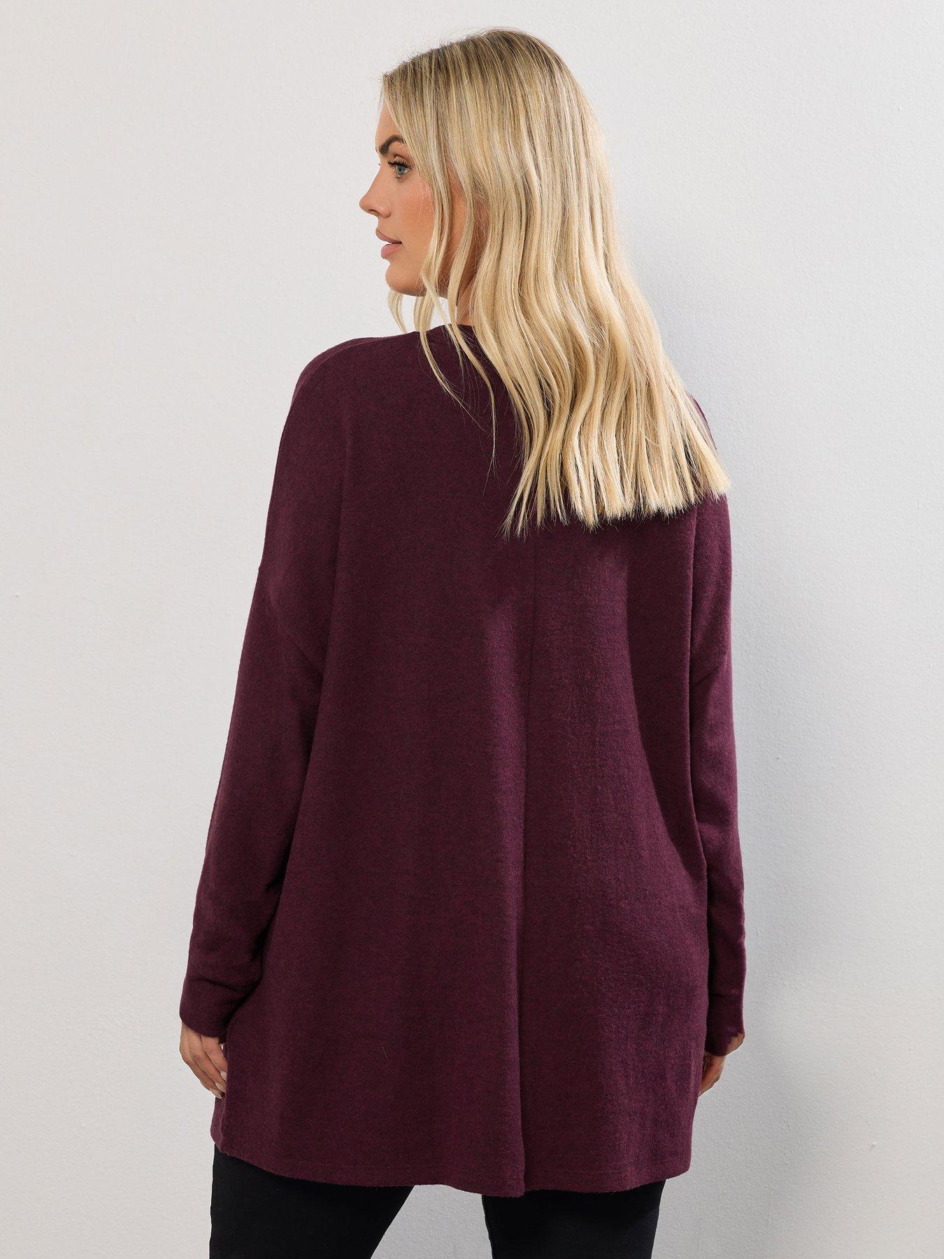 yours-curve-animal-heart-jumper-purplestillFront