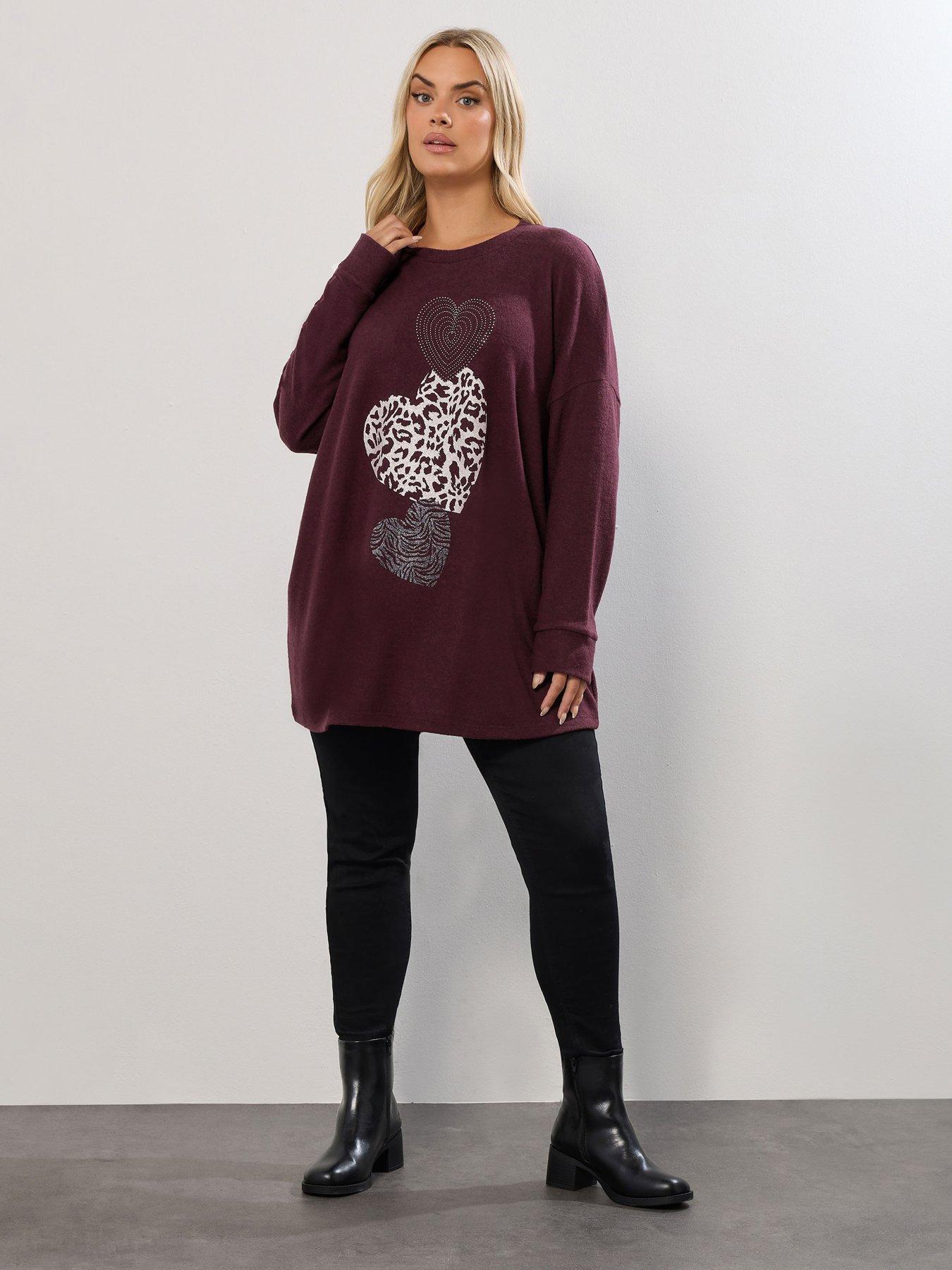 yours-curve-animal-heart-jumper-purpleback