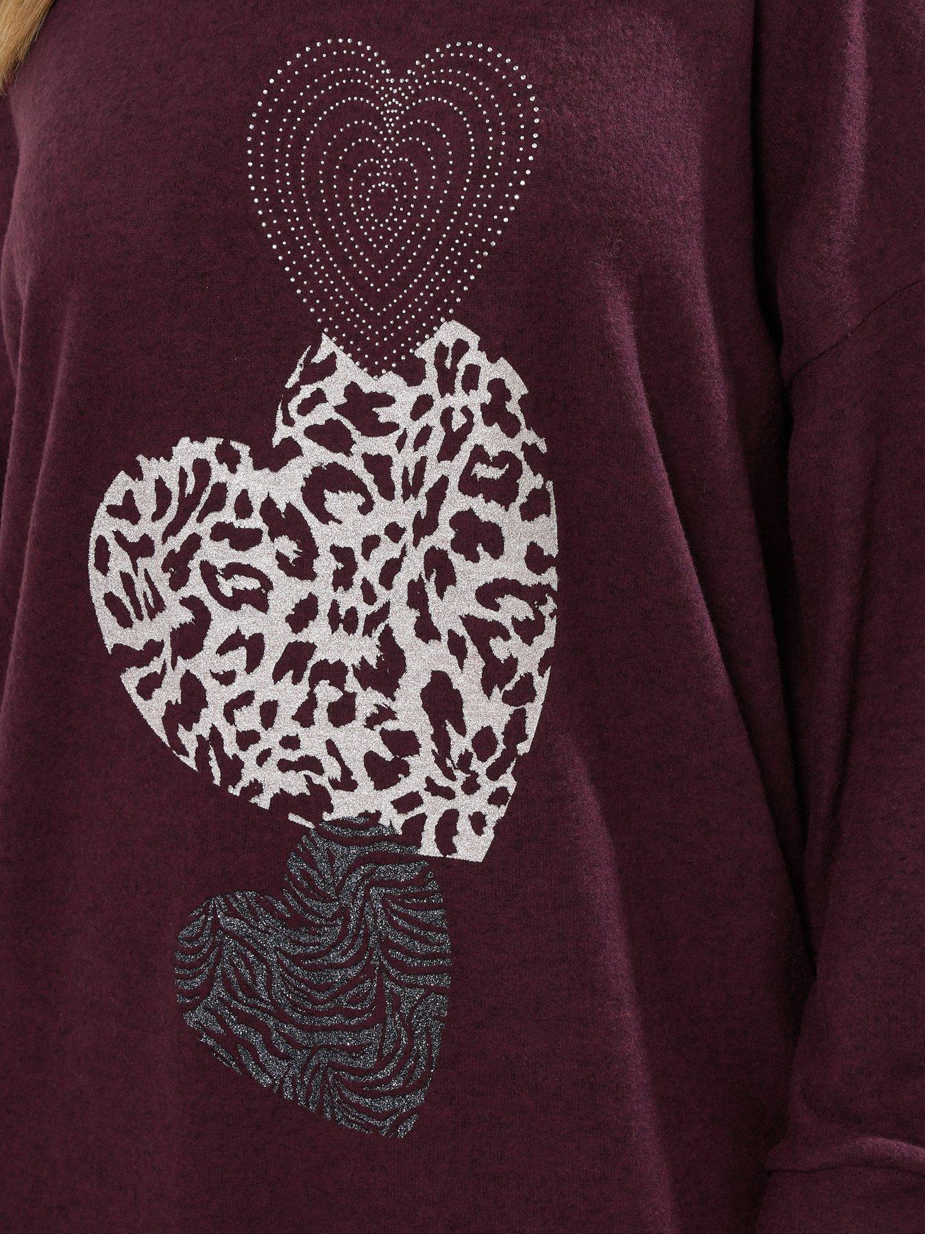 yours-curve-animal-heart-jumper-purpleoutfit