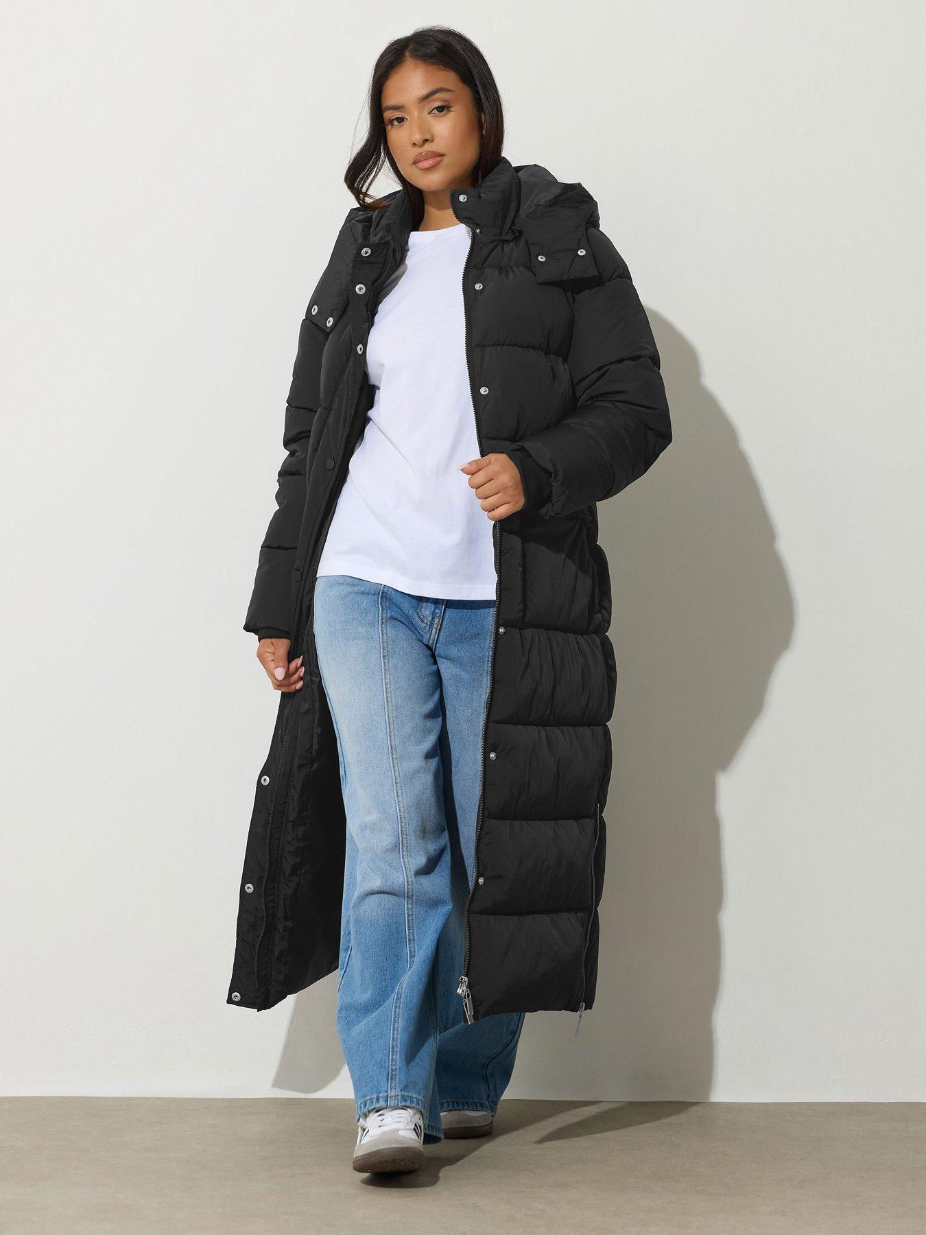 pixiegirl-petite-hooded-maxi-padded-coat-black