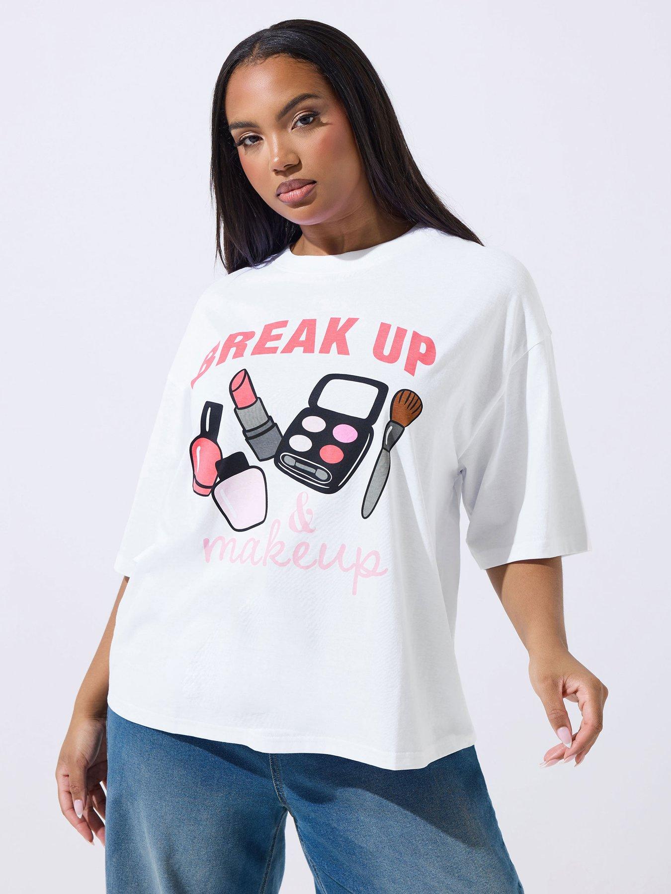 yours-curve-makeup-t-shirt-white