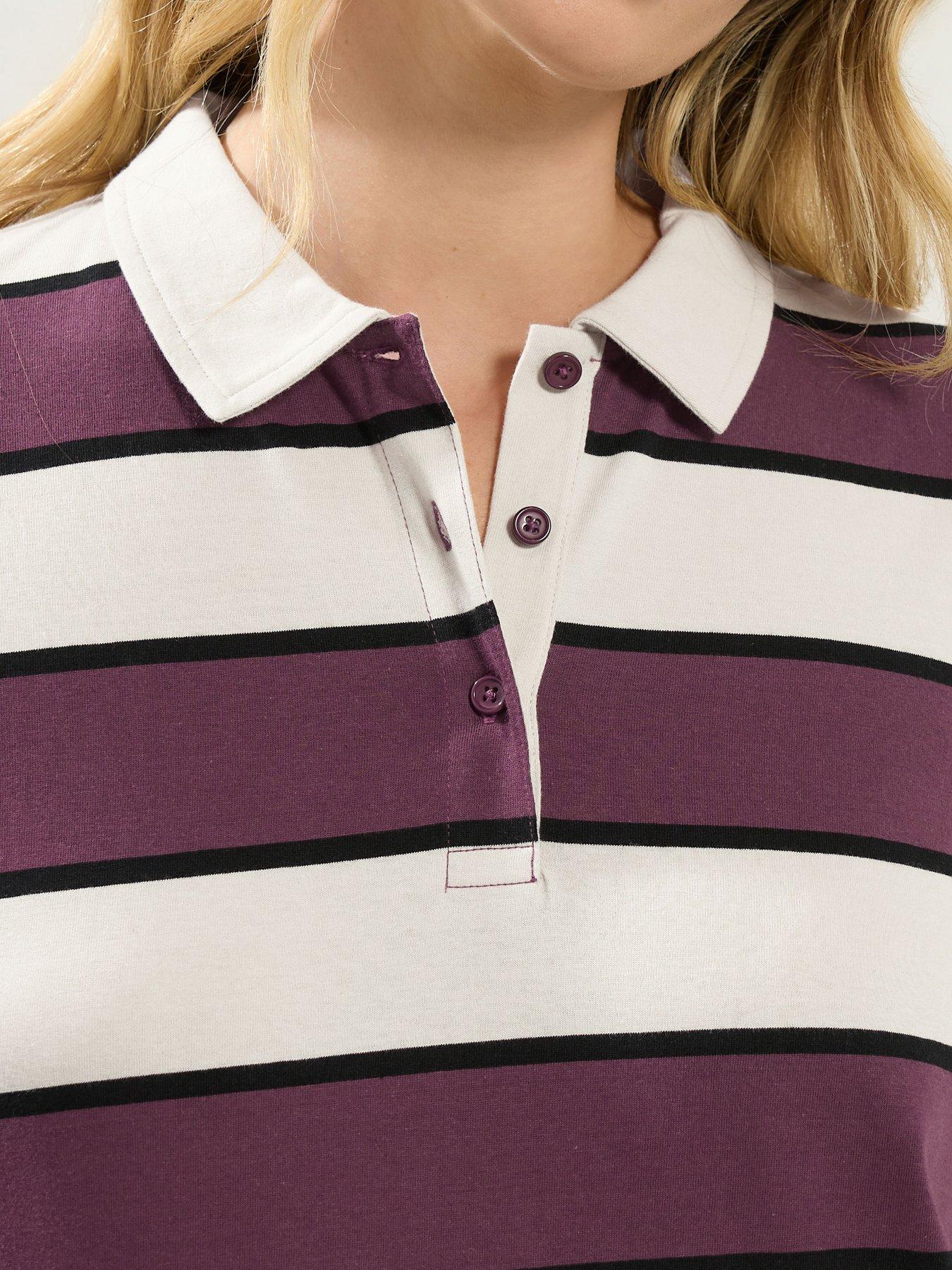 long-tall-sally-stripe-jersey-polo-top-redoutfit