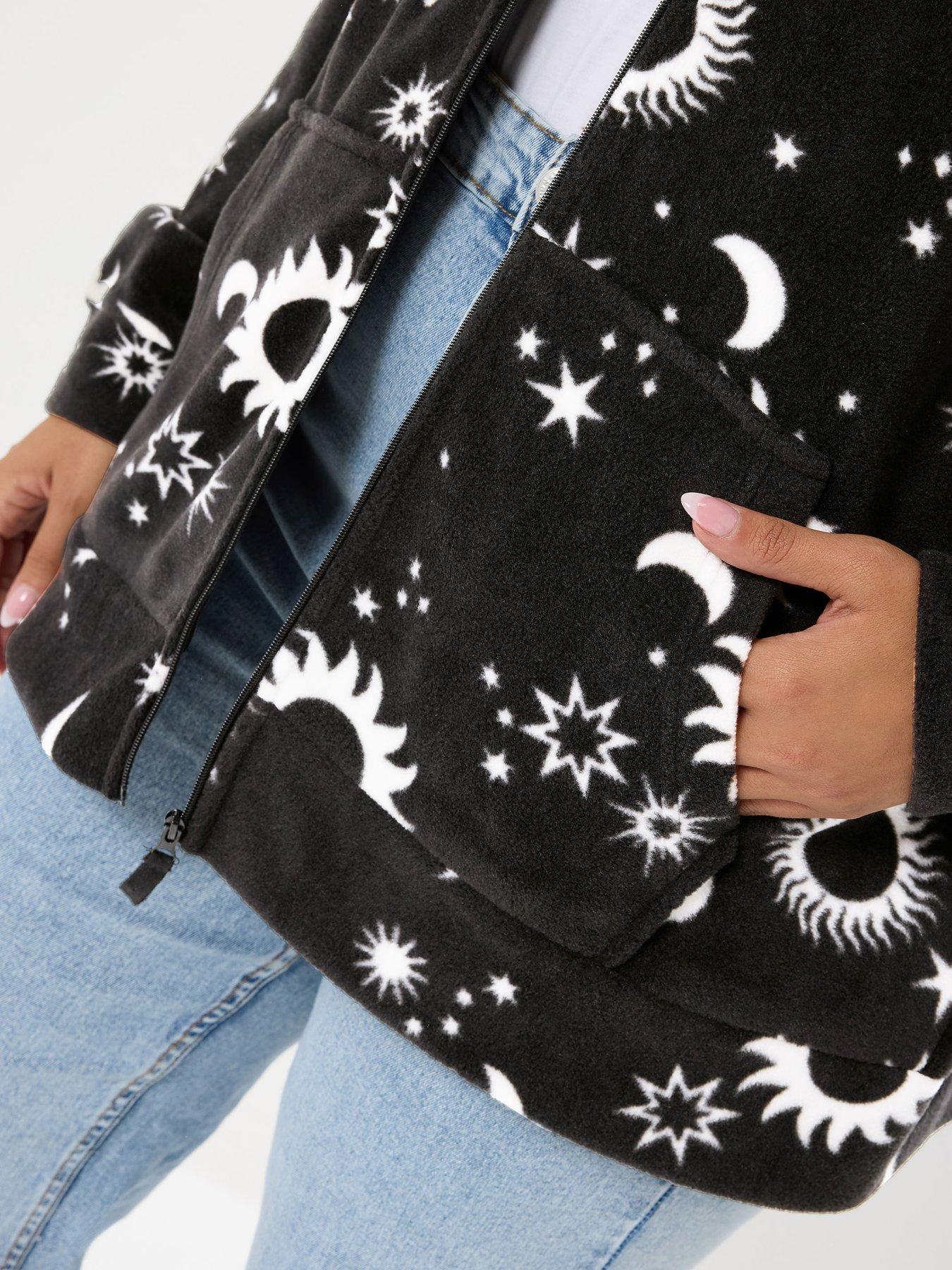 yours-curve-zip-thru-fleece-blackoutfit