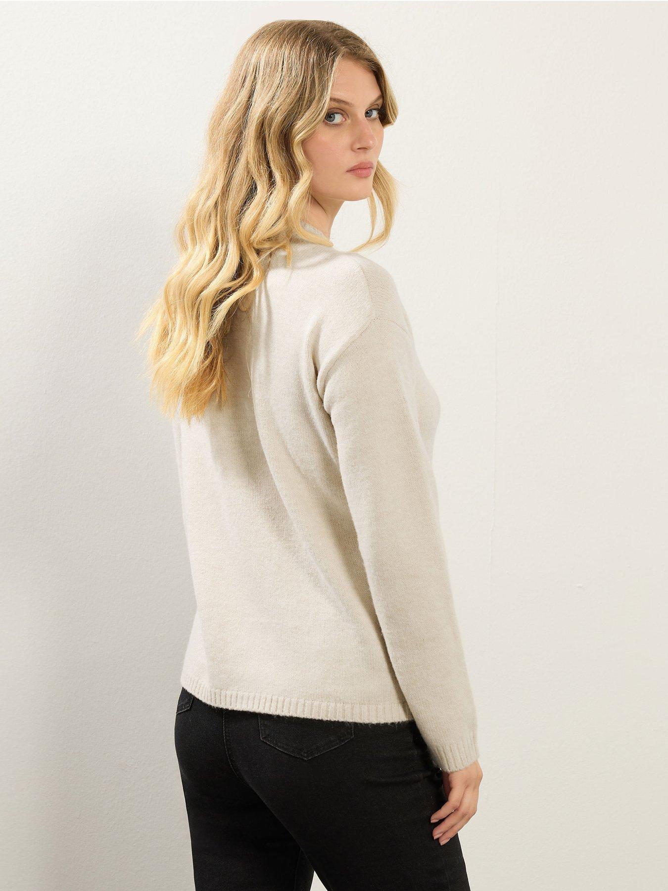 long-tall-sally-bow-detail-cardigan-naturalstillFront