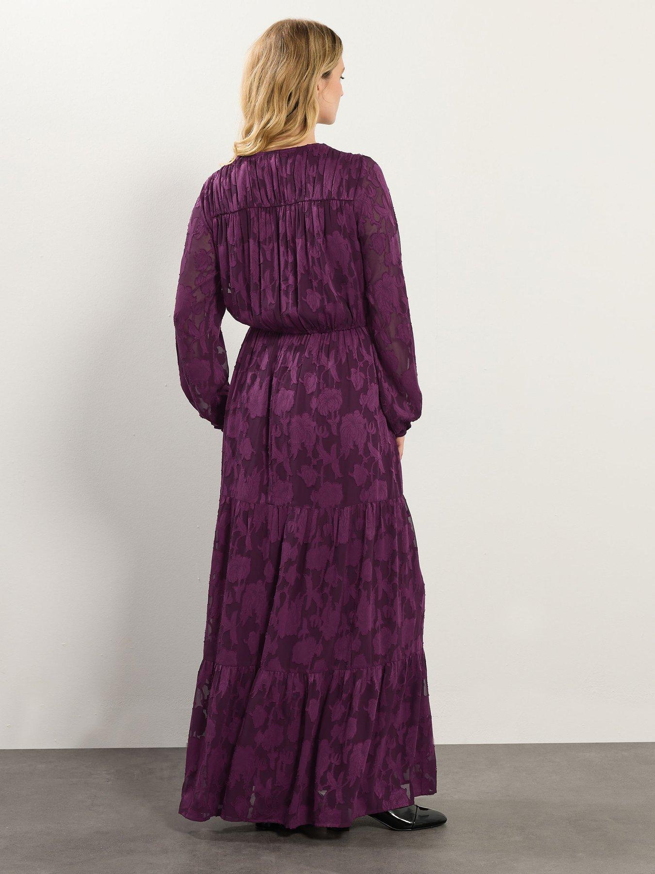 long-tall-sally-jacquard-boho-maxi-dress-purplestillFront