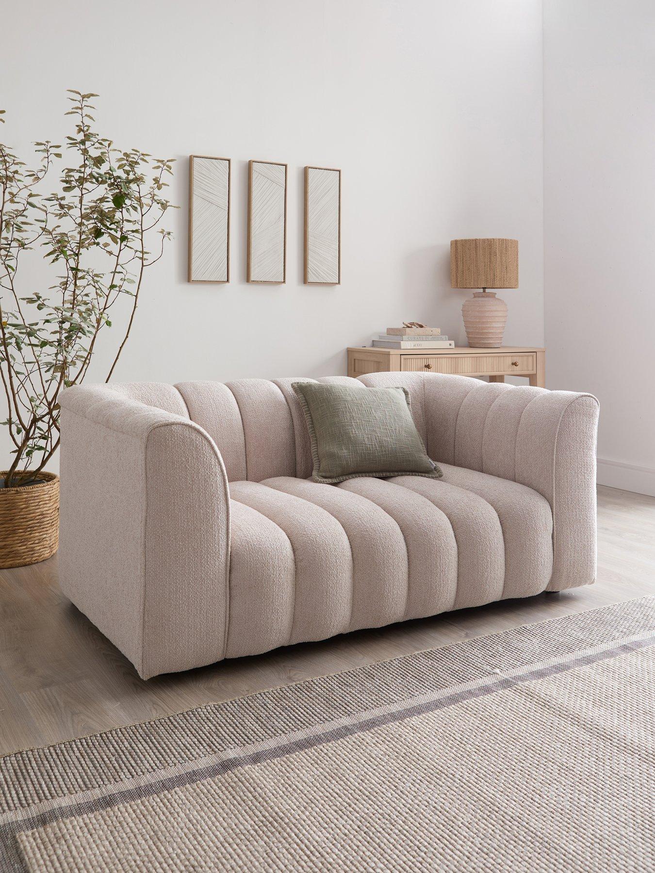 Michelle Keegan Home Mikah 2 Seater Fabric Sofa