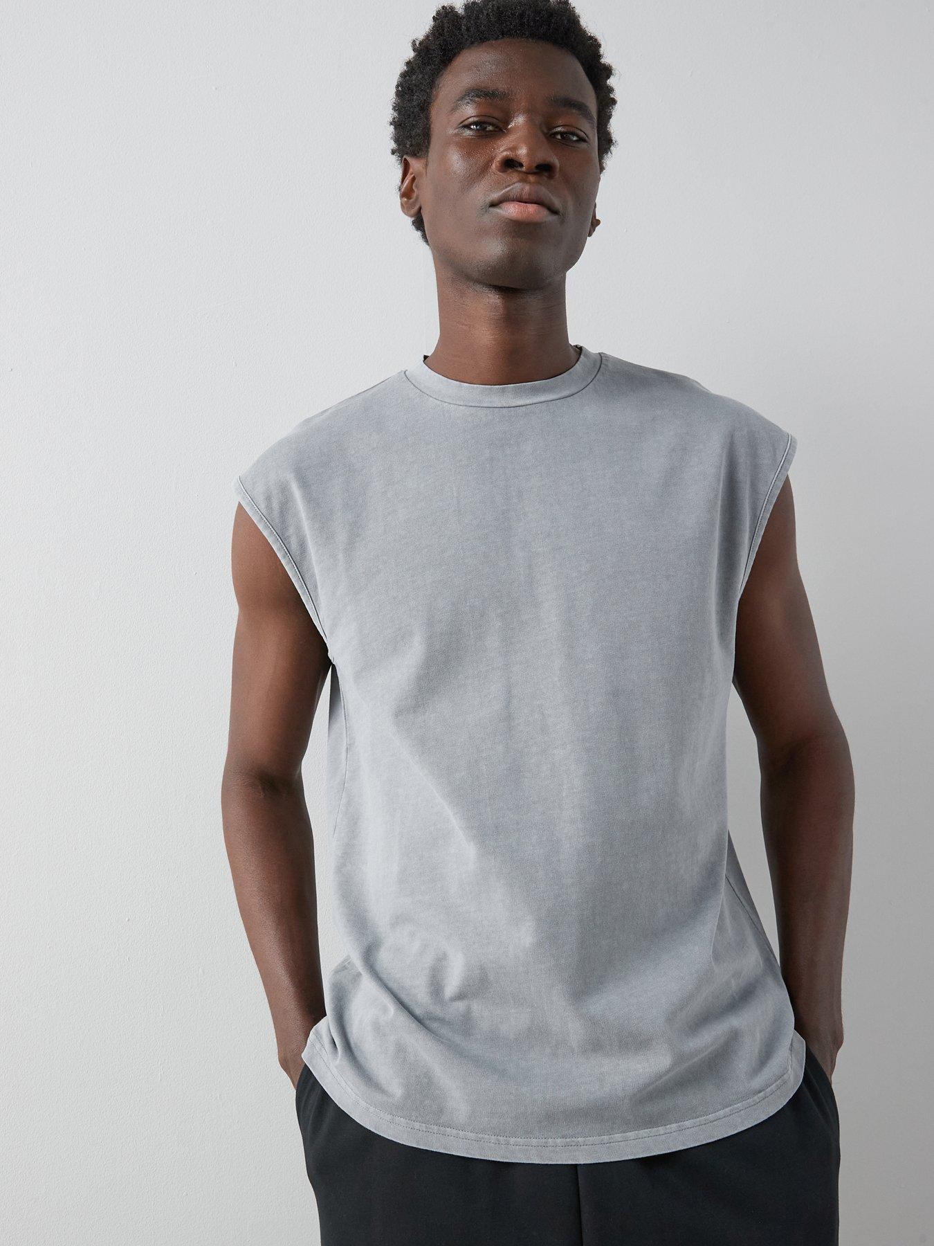 the-very-collection-pure-cotton-washed-oversized-vest-greyfront