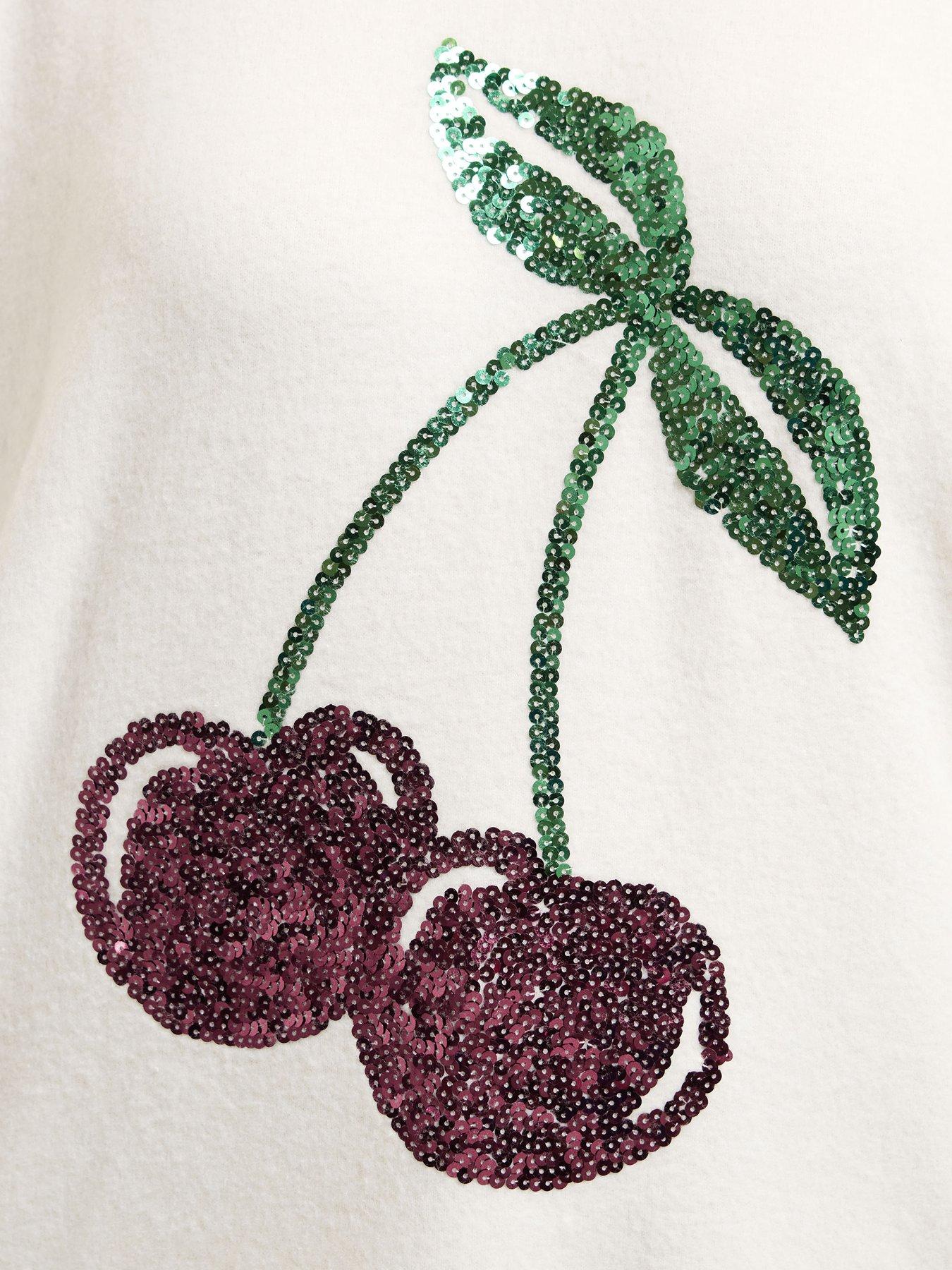 yours-curve-cherry-jumper-ivoryoutfit