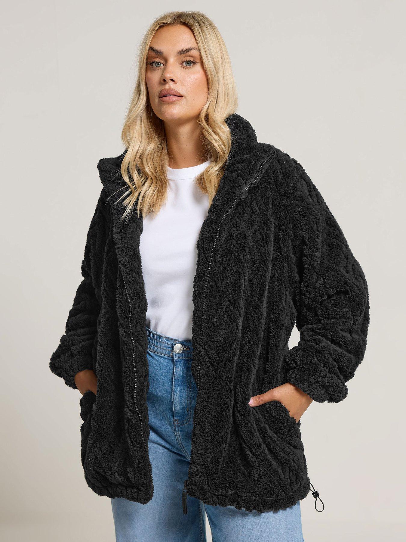 yours-curve-texture-zip-thru-fleece-blackfront