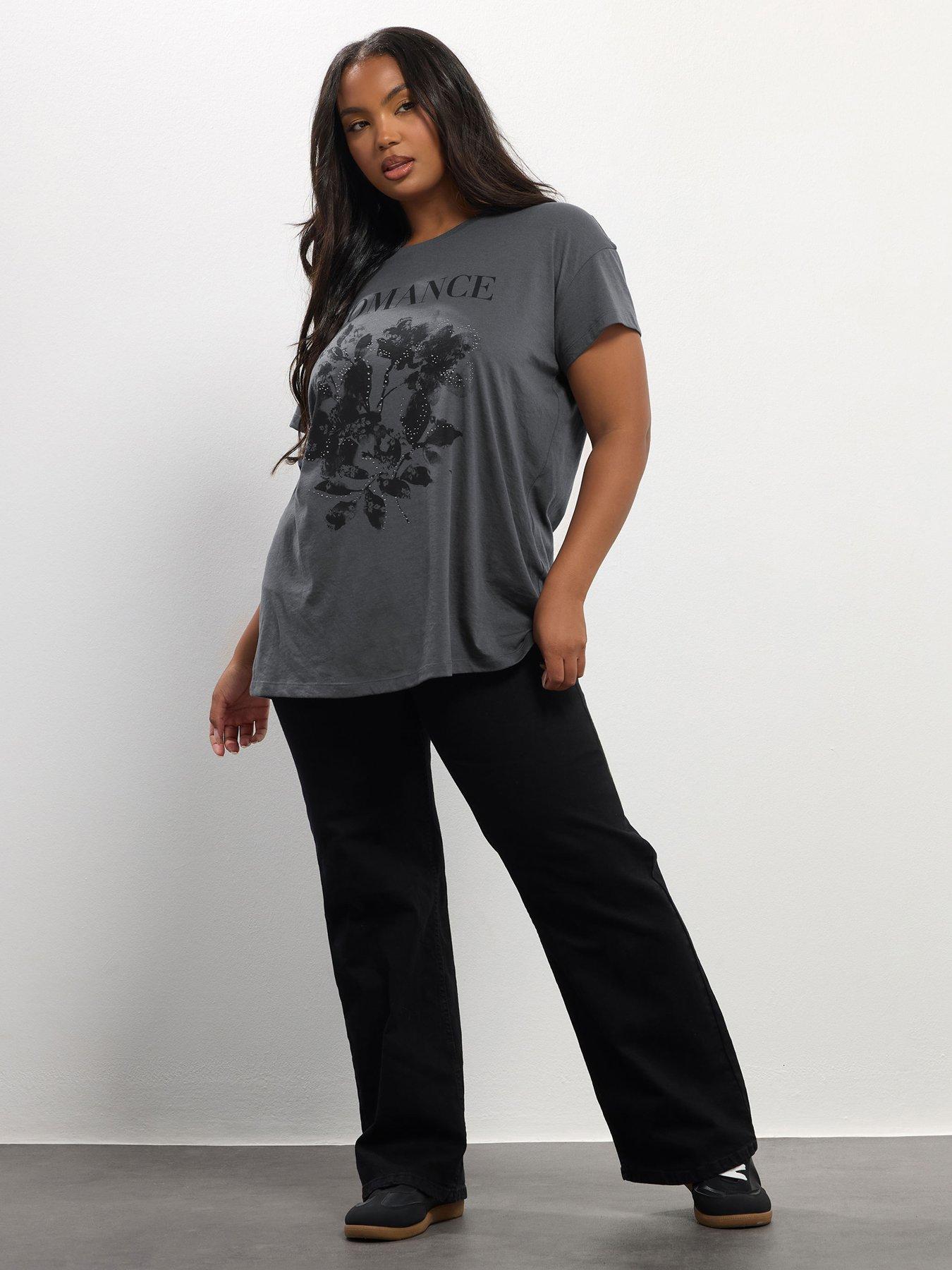 yours-curve-placement-print-t-shirt-greyback