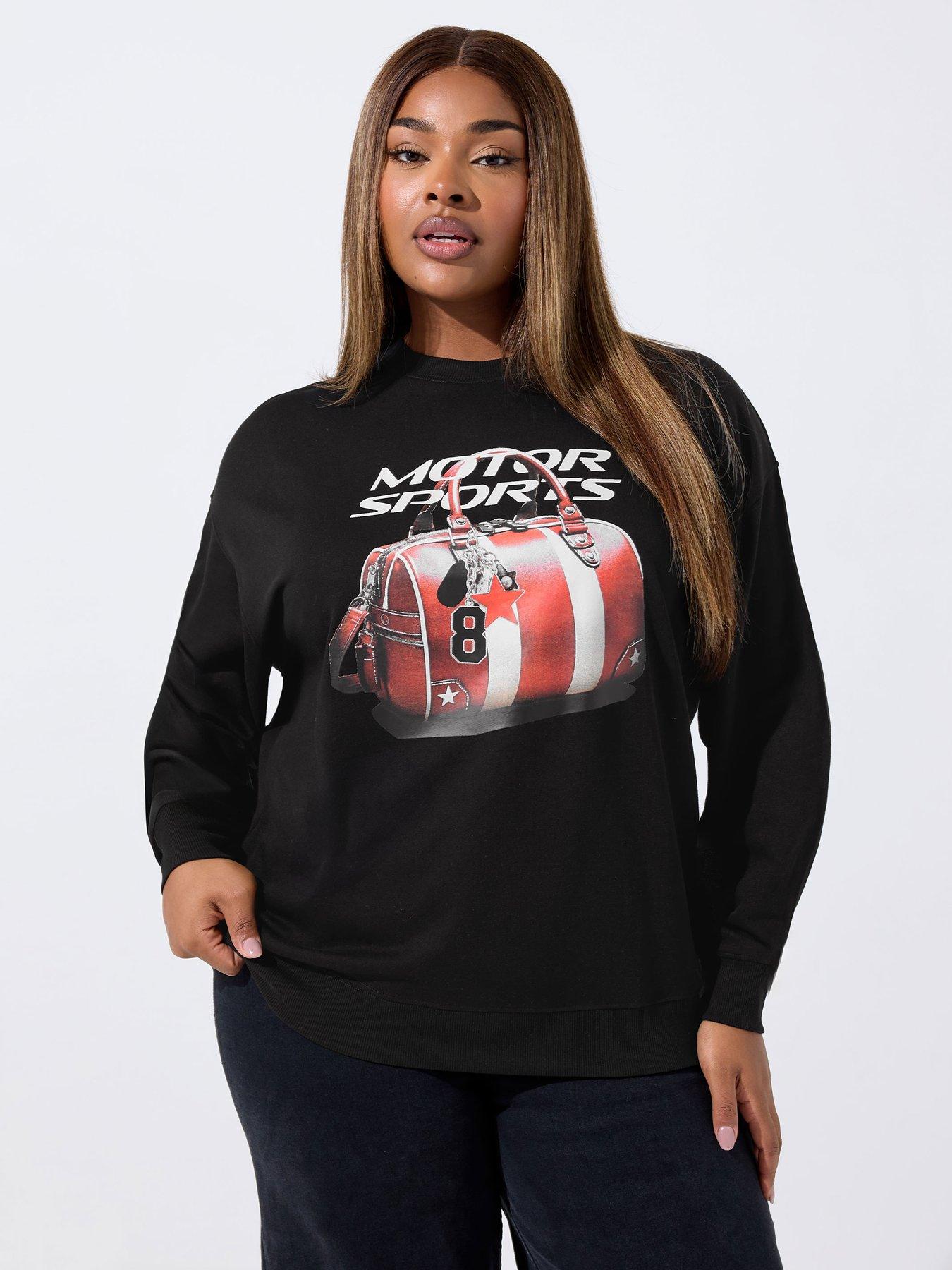 yours-curve-motor-sports-bag-sweatshirt-blackfront