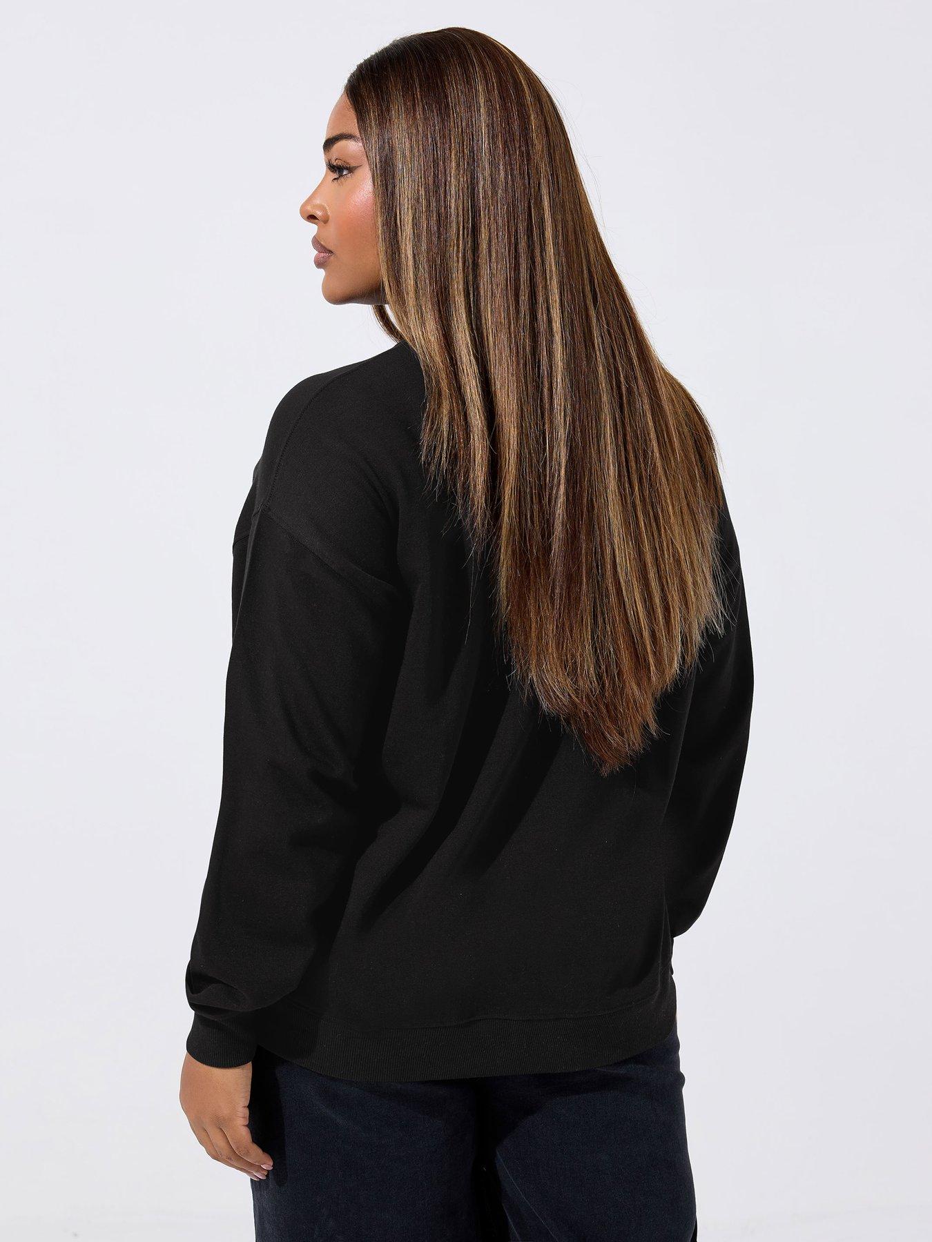 yours-curve-motor-sports-bag-sweatshirt-blackstillFront