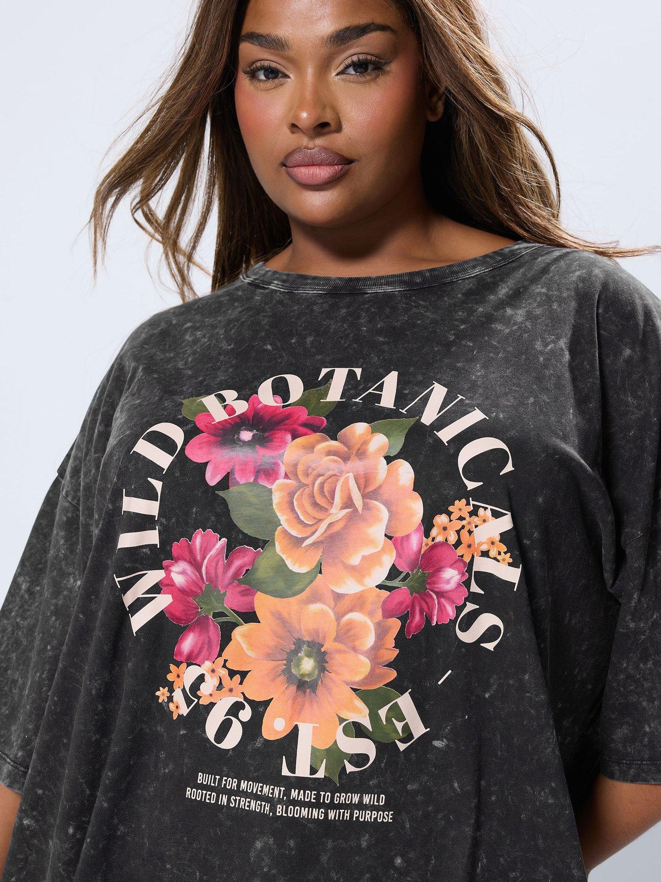 yours-curve-oversized-boxy-t-shirt-greyoutfit