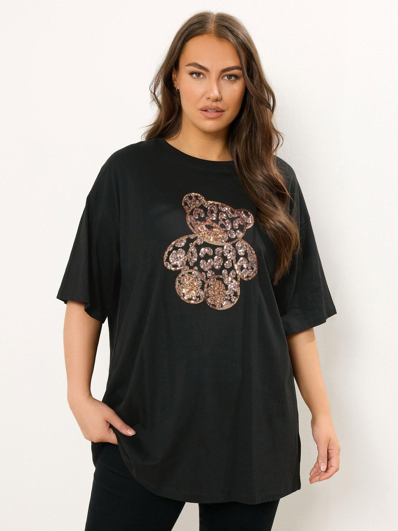 yours-curve-relaxed-t-shirt-black