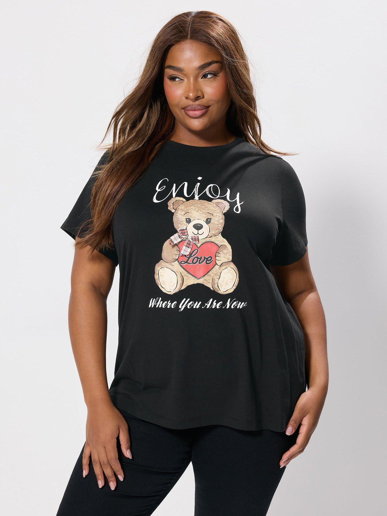 yours-curve-placement-print-set-in-sleeve-t-shirt-black