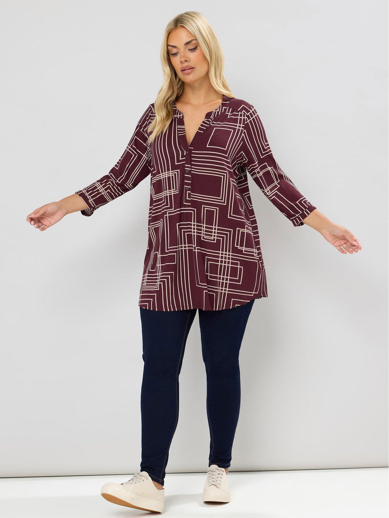 yours-curve-half-placket-shirt-redback