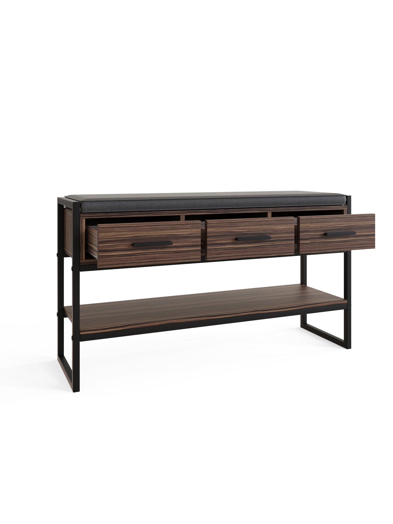 Image 5 of 7 of GFW Quinn Industrial Shoe Storage Bench - FSC&reg; Certified