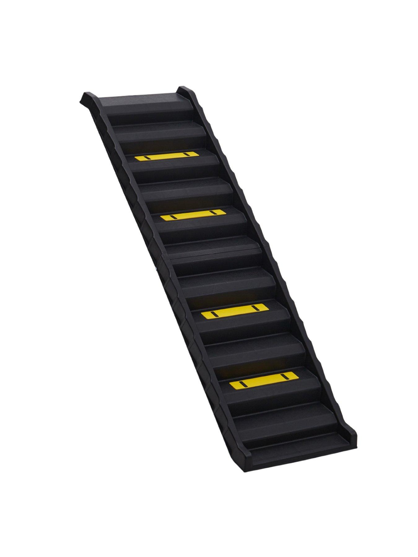 Image 5 of 7 of Living and Home Folding Portable Dog Pet Stairs Ramp Black Weight capacity up to 75kg