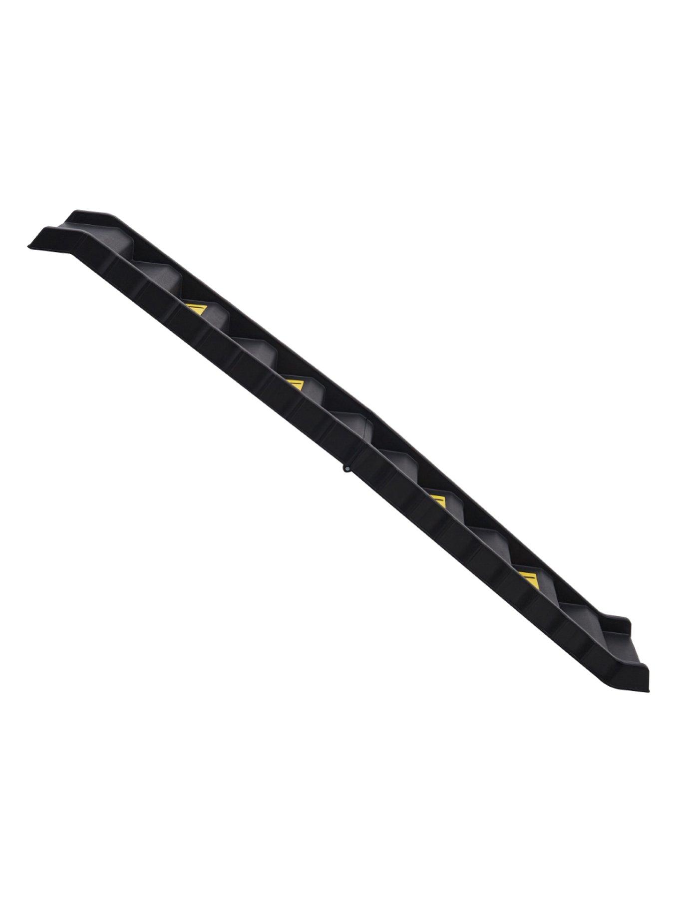 Image 6 of 7 of Living and Home Folding Portable Dog Pet Stairs Ramp Black Weight capacity up to 75kg