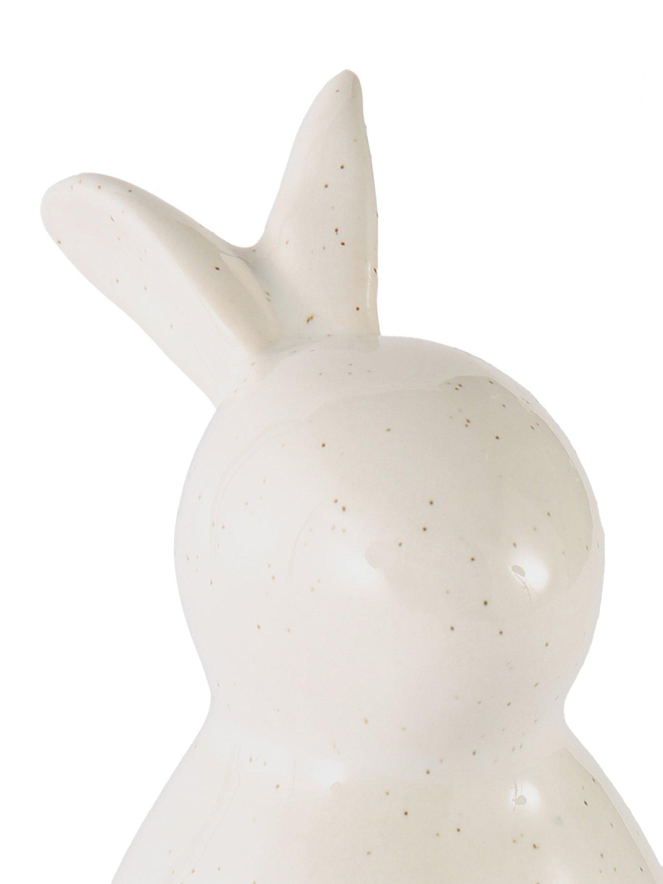 Image 4 of 5 of The Very Collection Ceramic Bunny Ornament