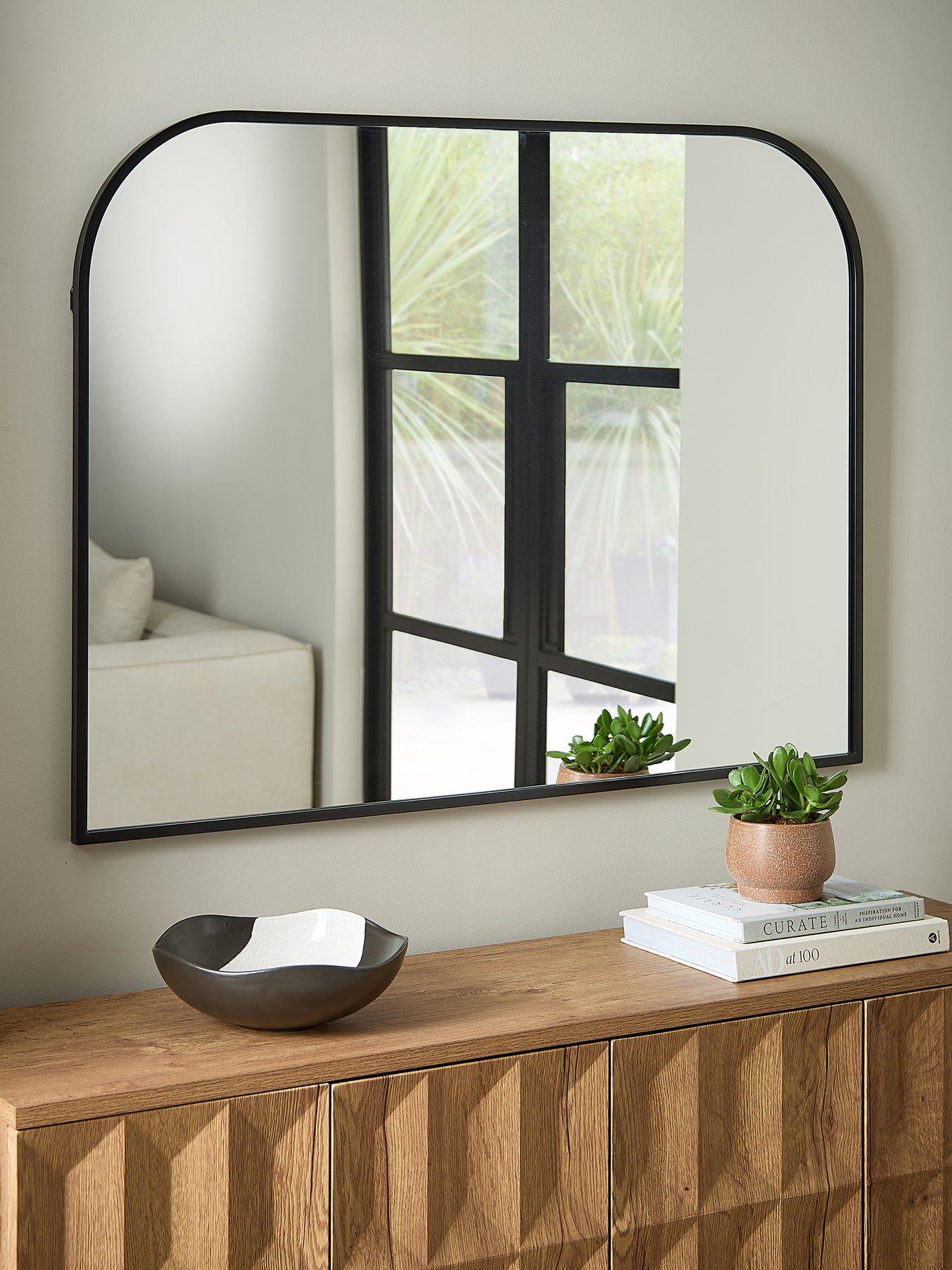 the-very-collection-black-rounded-arched-mirror-90x120cm