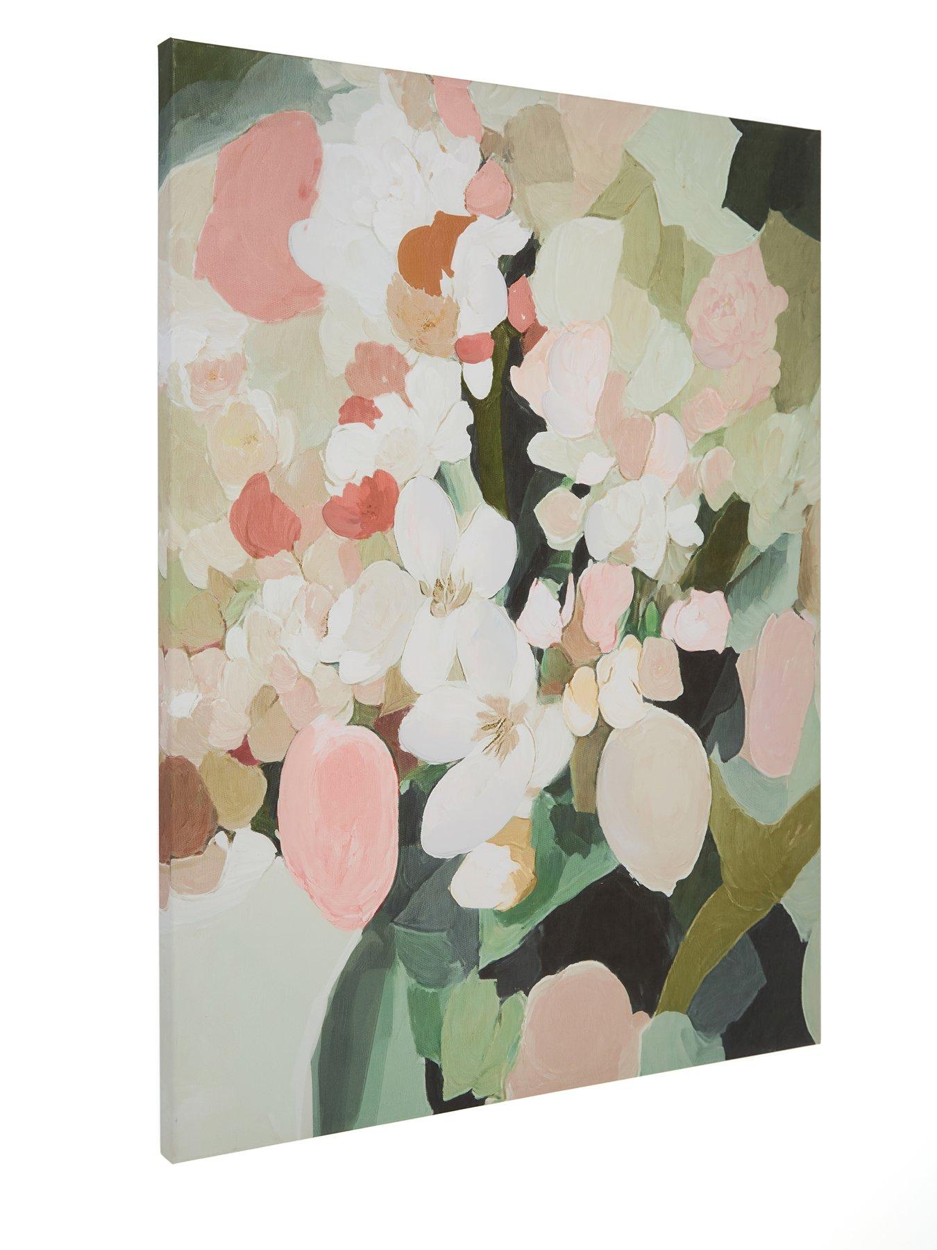 Image 3 of 5 of The Very Collection Spring Garden Abstract Flower Canvas