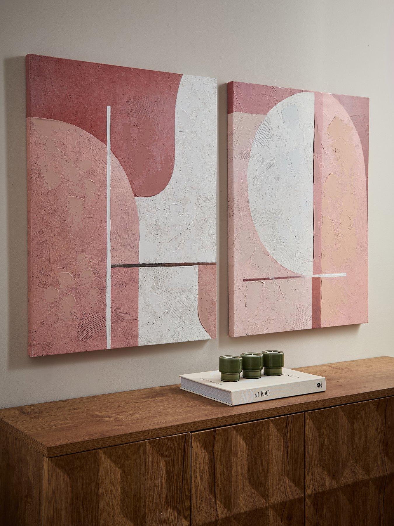 Image 1 of 6 of The Very Collection Set Of 2 Abstract Revive Canvas