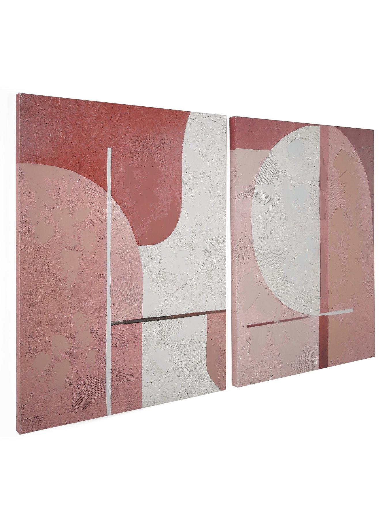 Image 3 of 6 of The Very Collection Set Of 2 Abstract Revive Canvas