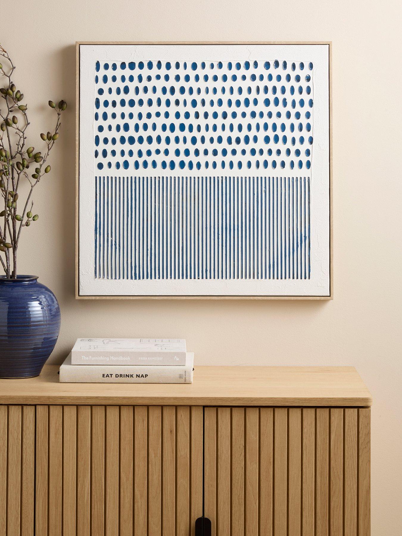 The Very Collection Blue Linear Canvas - FSC® Certified